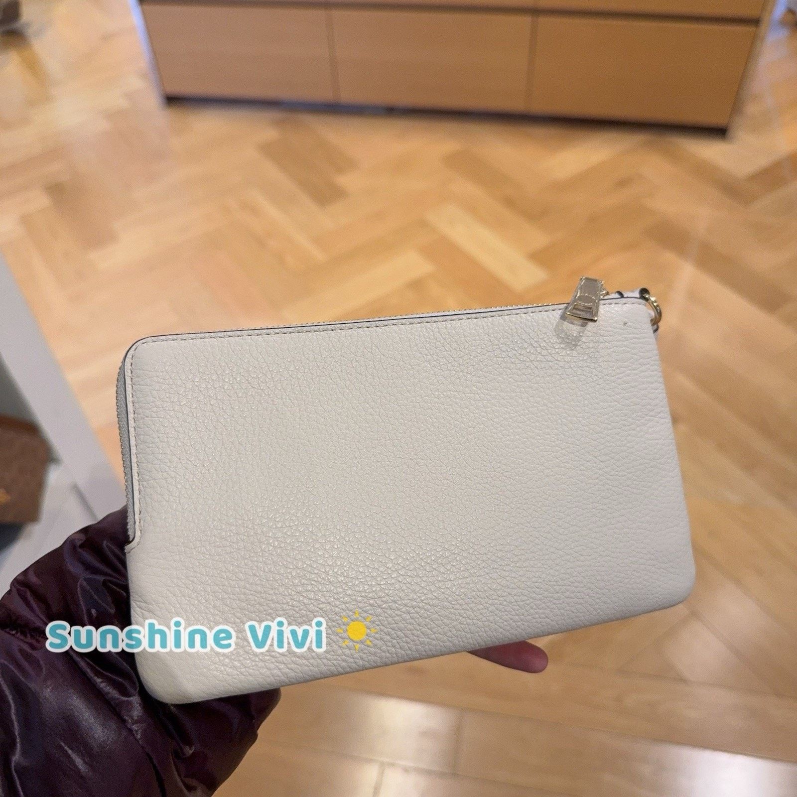 Coach NWT Coach Double Zip Wallet Wristlet CX161 WHITE/CHALK Size ONE SIZE - 5 Thumbnail