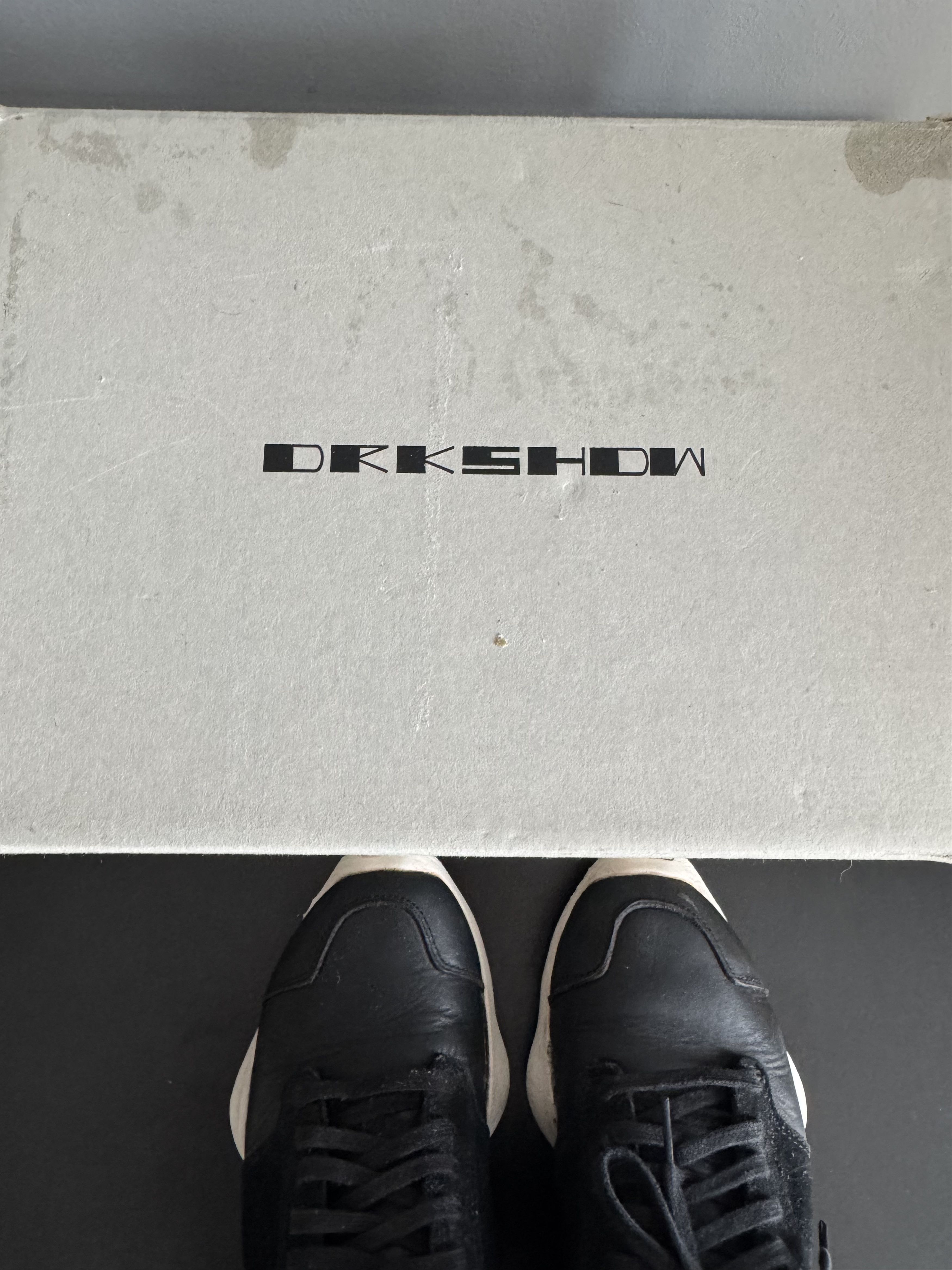 Adidas × Rick Owens Adidas x Rick Owens Runner Black s74570 Geobasket Ramone Size US 7.5 / EU 40-41 - 12 Thumbnail
