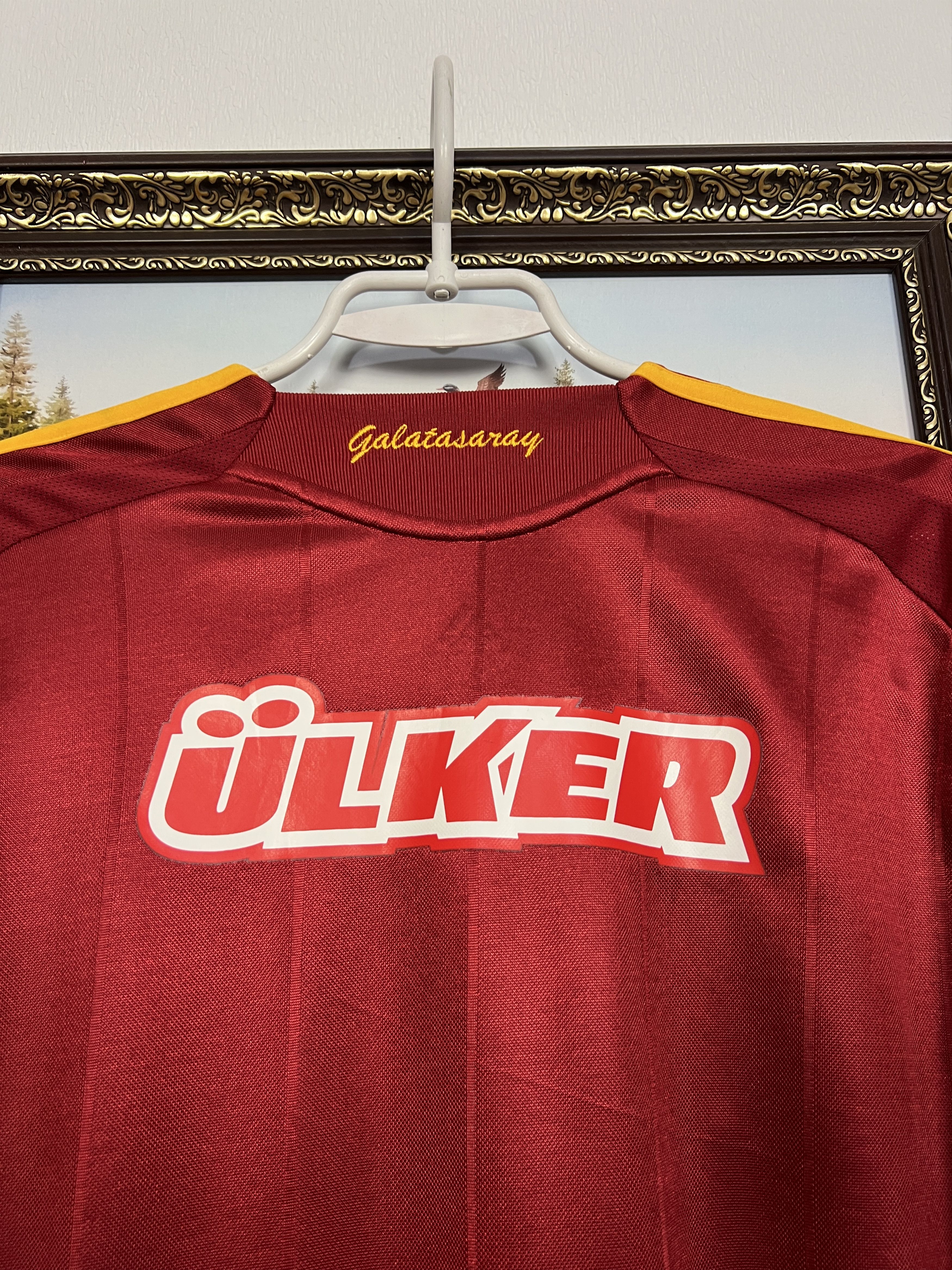 Adidas Galatasaray Home football shirt 2009 Soccer Jersey Trikot Size US XL / EU 56 / 4 - 9 Thumbnail