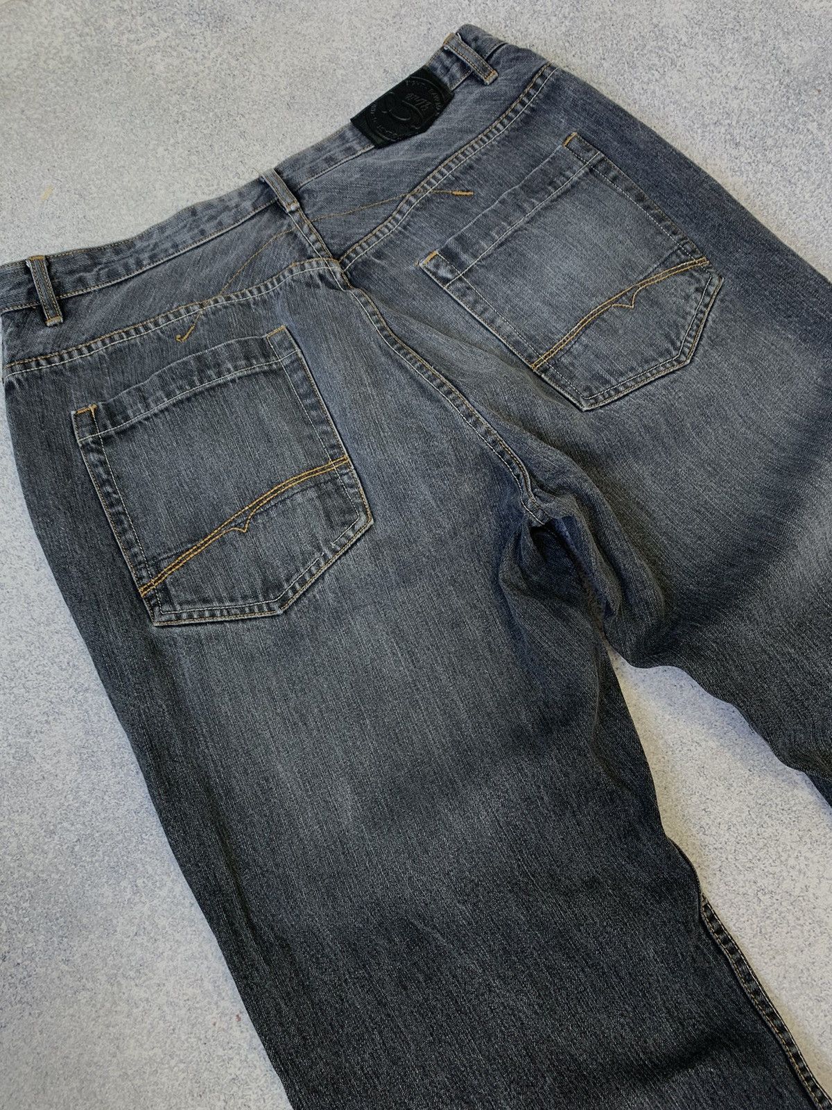 50 Cent × Rap Tees × Vintage Vintage G Unit 50 Cent Heavy Baggy Jeans Size US 34 / EU 50 - 7 Thumbnail