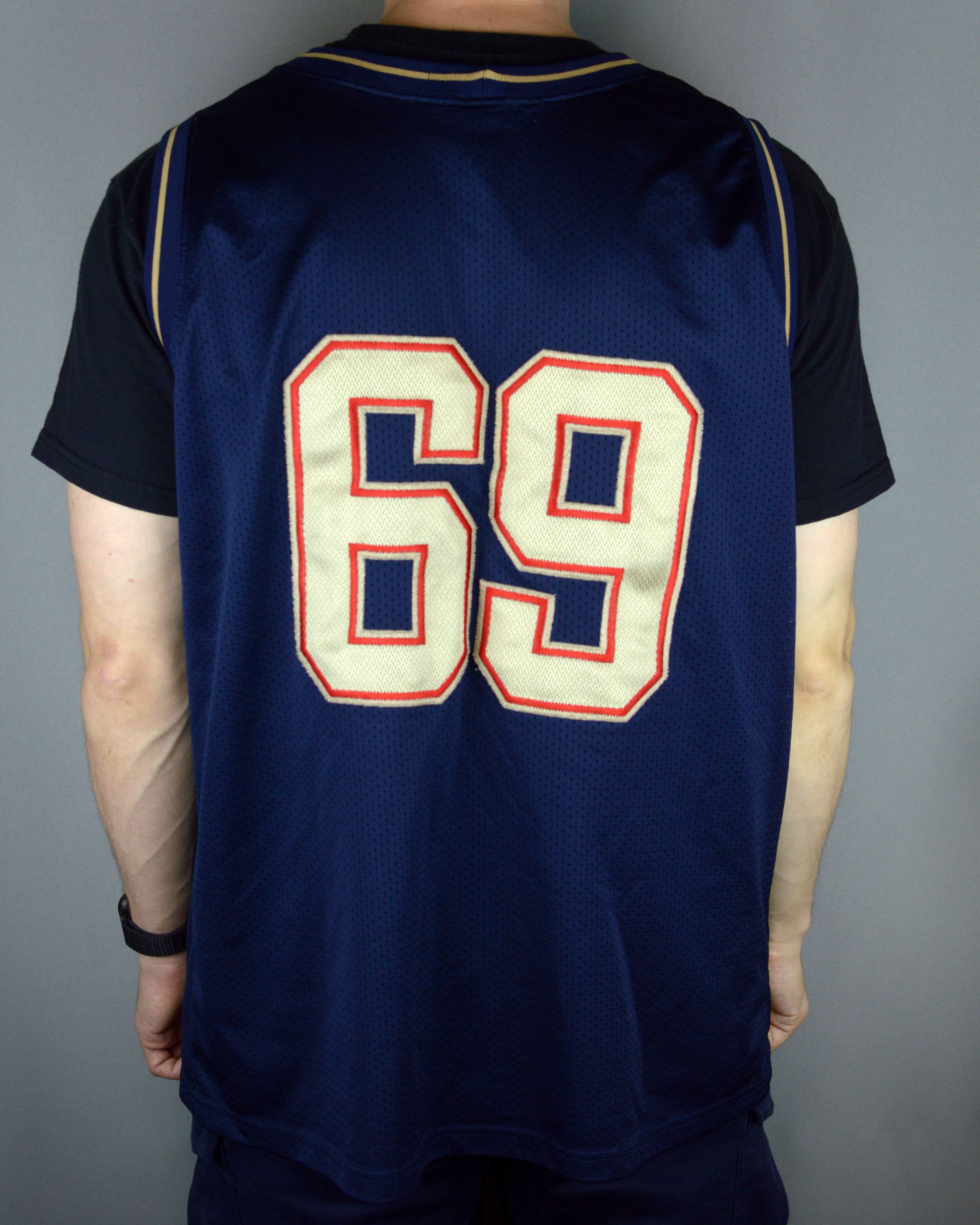 Vintage Vintage Playerz 69 jersey tank top shirt Size US L / EU 52-54 / 3 - 2 Thumbnail