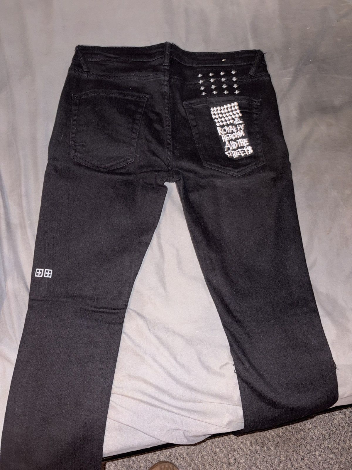Ksubi Ksubi Black Distress Knee Size US 32 / EU 48 - 2 Thumbnail