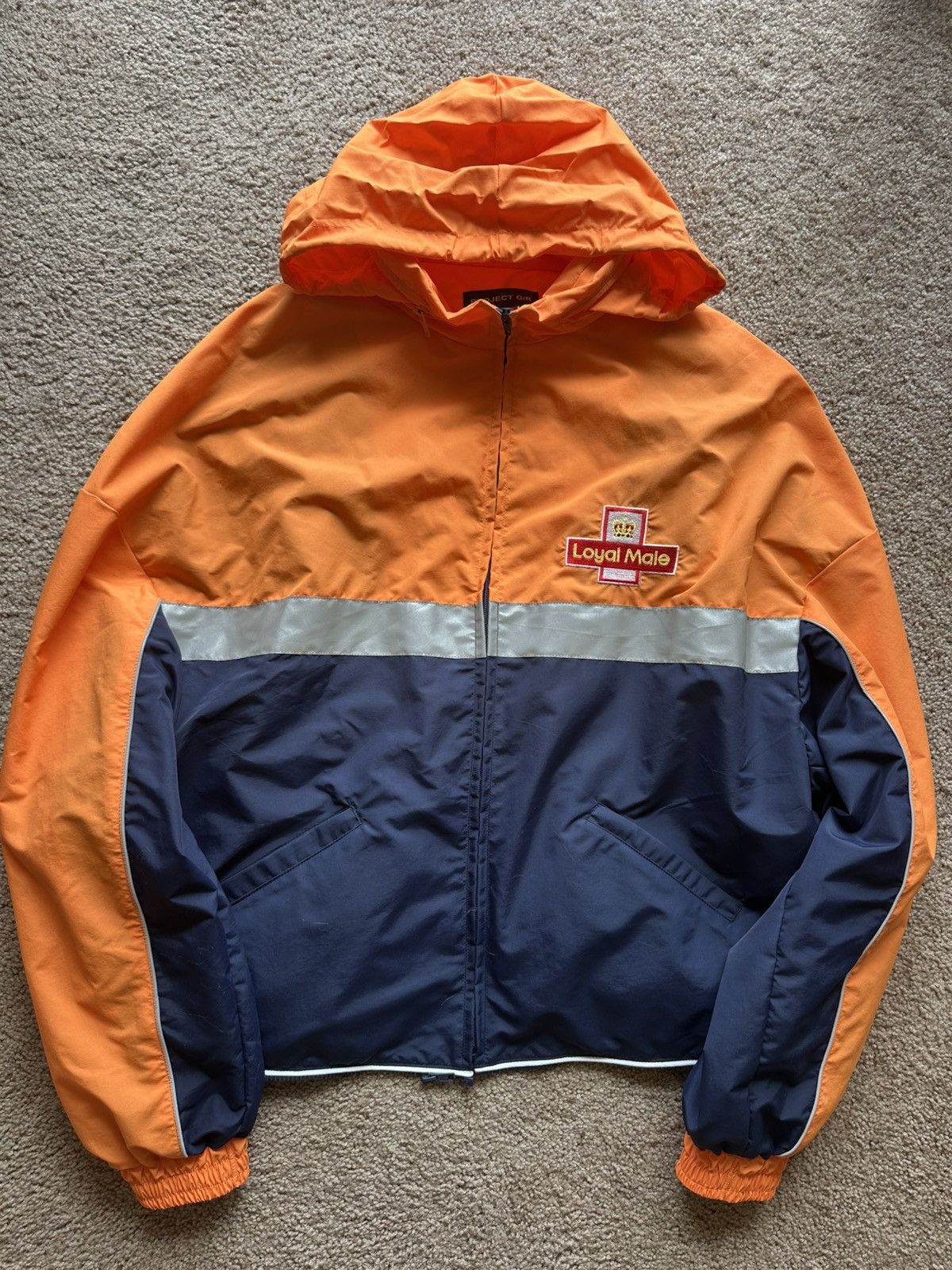 PROJECT G/R Project G/R Reversible Orange Navy Windbreaker 2 Size US L / EU 52-54 / 3 - 3 Thumbnail