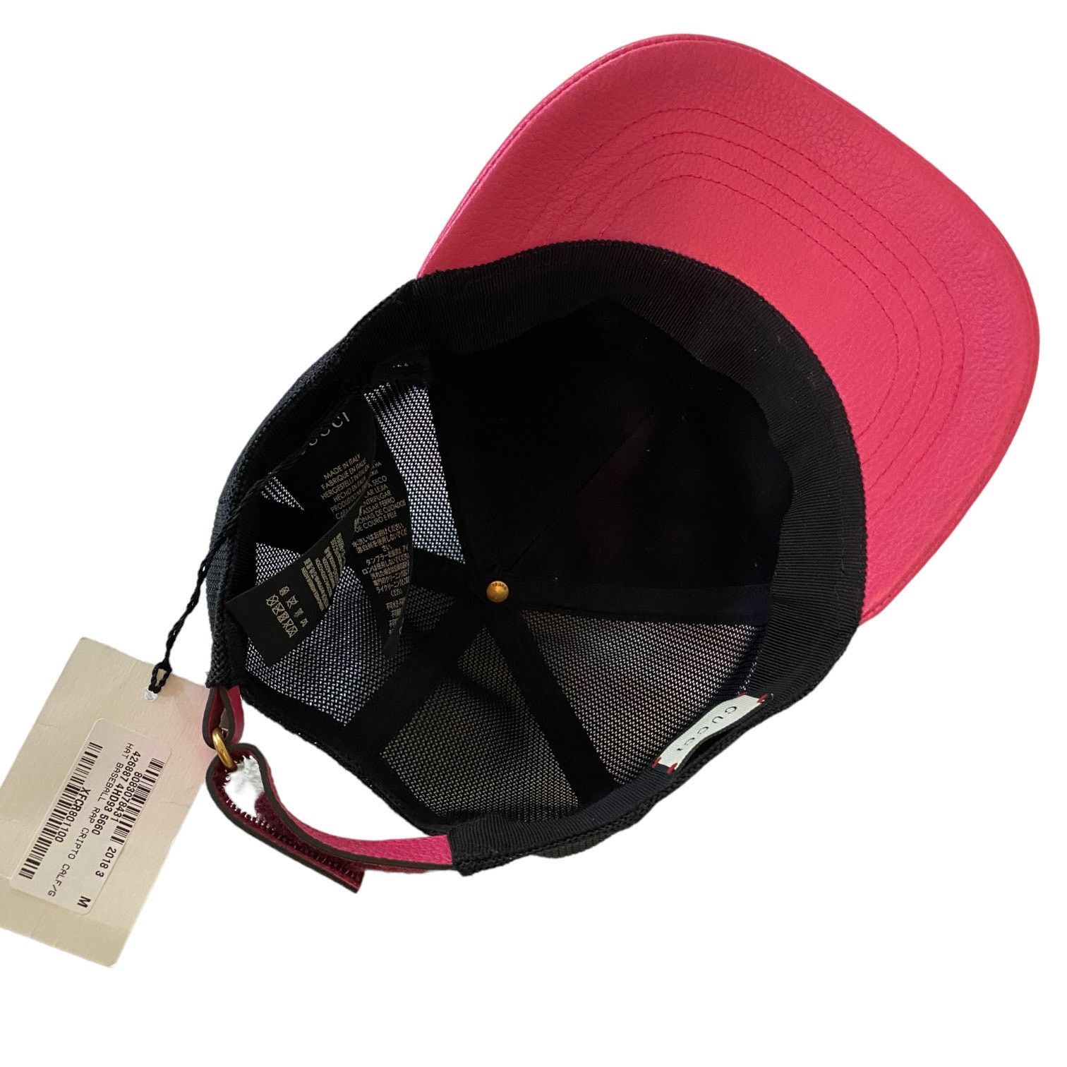 Gucci Gucci Hot Pink Leather Hat Size Medium NEW Size ONE SIZE - 3 Thumbnail