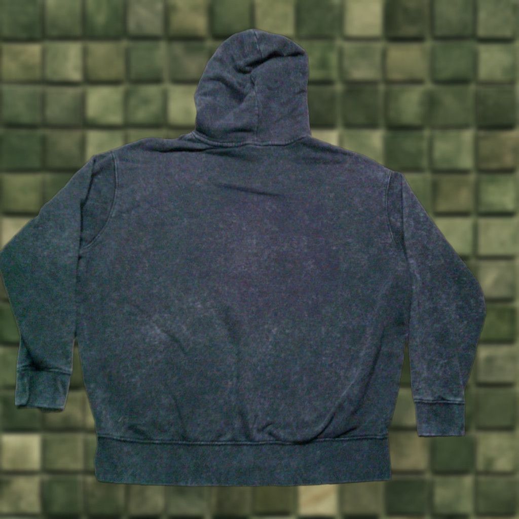 Nike Nike Center Swoosh Hoodie Sweatshirt Men Large Black Gray Nike Air Logo Pullover Hooded Sweatshirt, Regular Fit, Knit Cotton, Long Sleeve, - Size US L / EU 52-54 / 3 - 1 Thumbnail