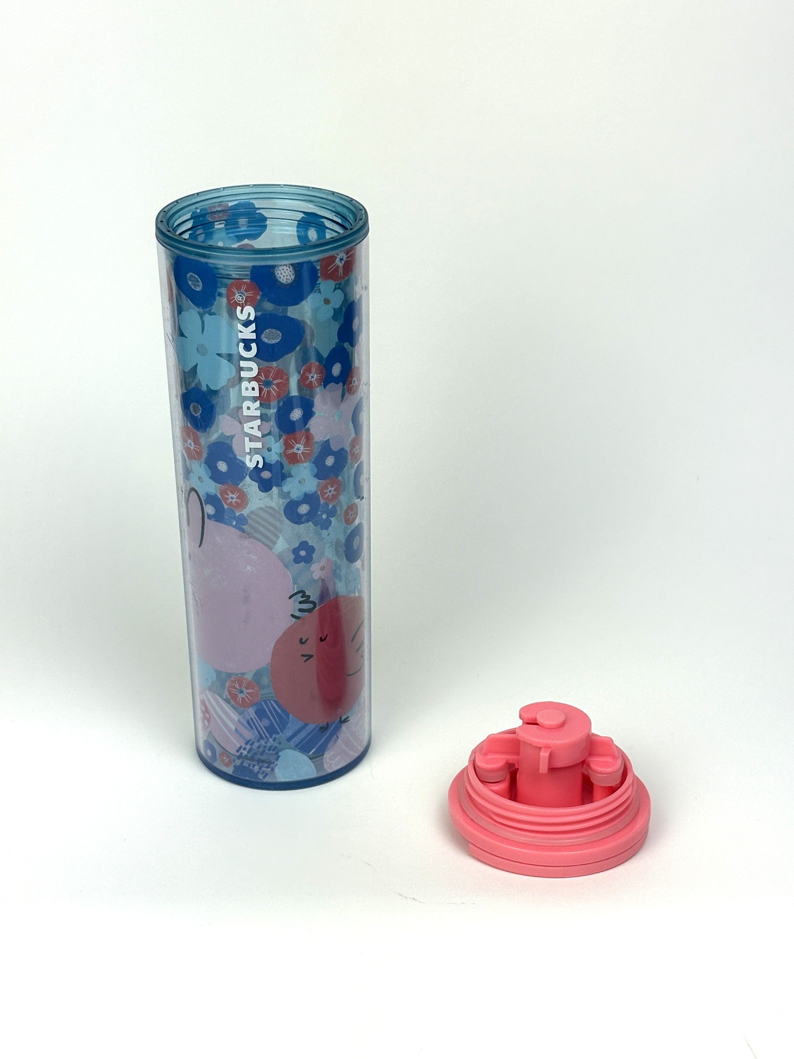 Other Starbucks 2020 Easter Floral Rabbit Clear Tumbler 16oz Size ONE SIZE - 7 Thumbnail