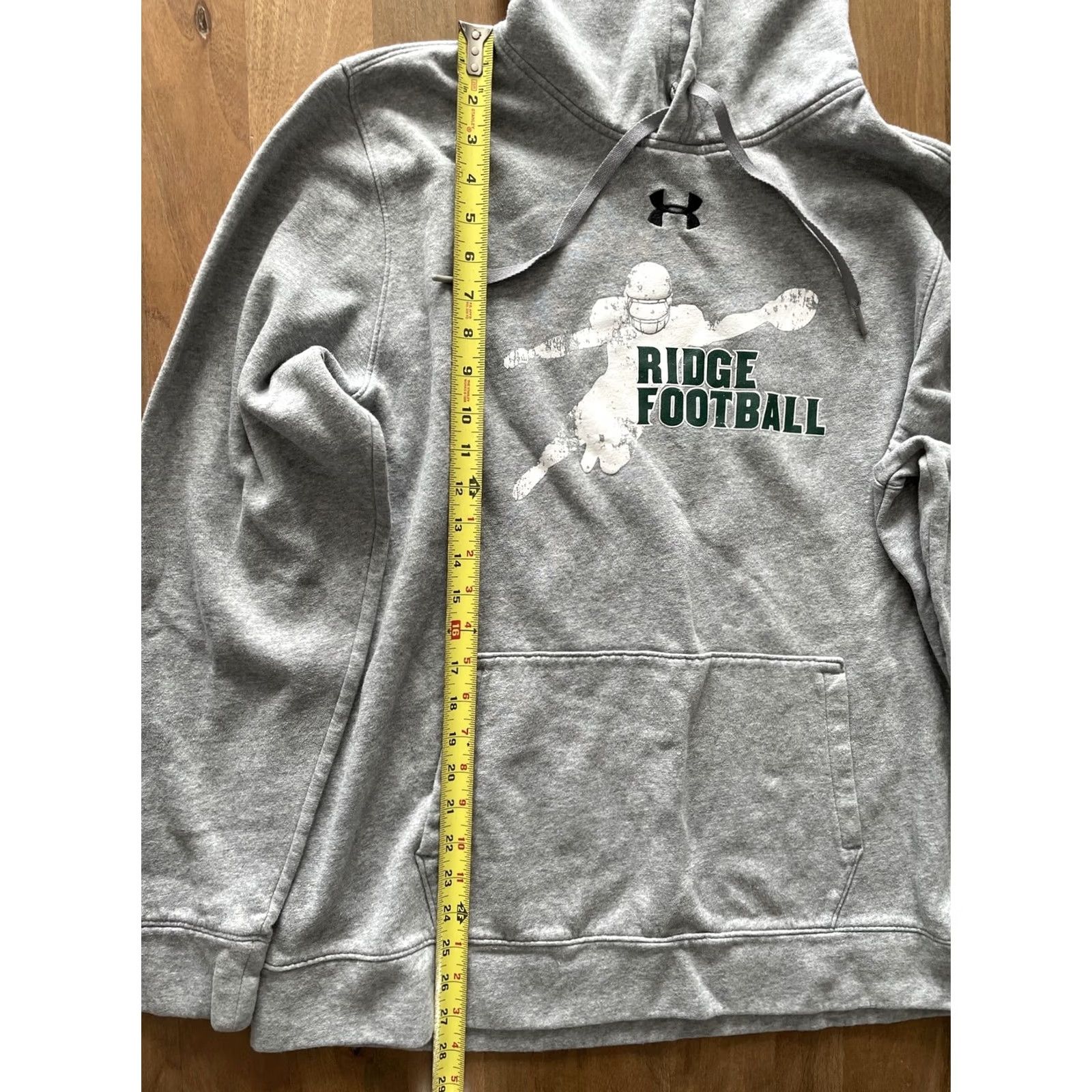 Under Armour Under Armour Hoodie Men’s XL Gray Ridge Football Sweatshirt Pockets Fleece Active Shirt Pullover Regular Size Mens Size US XL / EU 56 / 4 - 5 Thumbnail