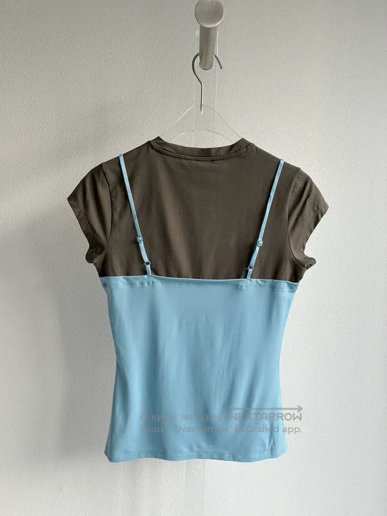 Acne Studios Acne Studios Contrast Lace Bow Two-Piece Short Sleeve, Bro Size XS / US 0-2 / IT 36-38 - 3 Thumbnail