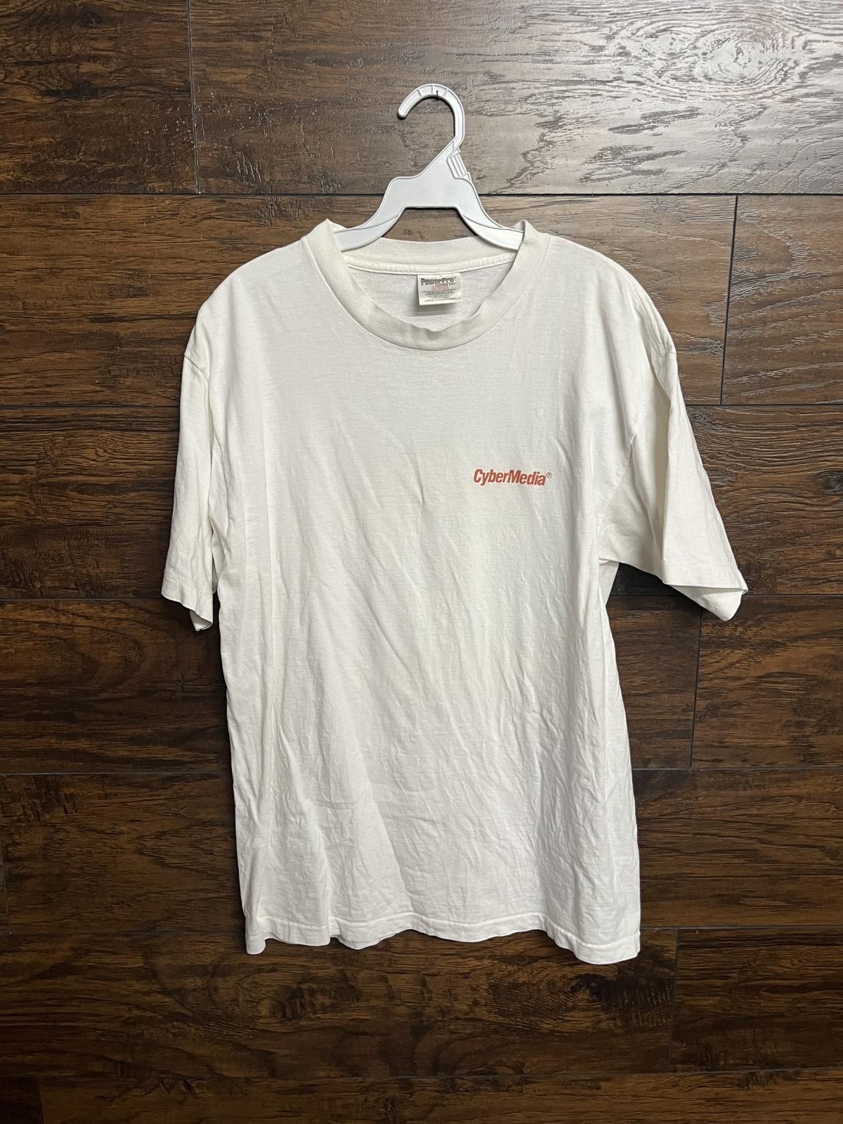 Designer VTG Cyber Media First Aid 1997 T-shirt - Tech Tee - L Size US L / EU 52-54 / 3 - 2 Thumbnail
