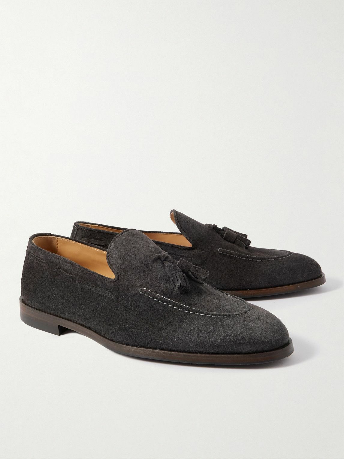 Brunello Cucinelli o1w1db10426 Loafers in Dark Grey Size US 11 / EU 44 - 1 Thumbnail