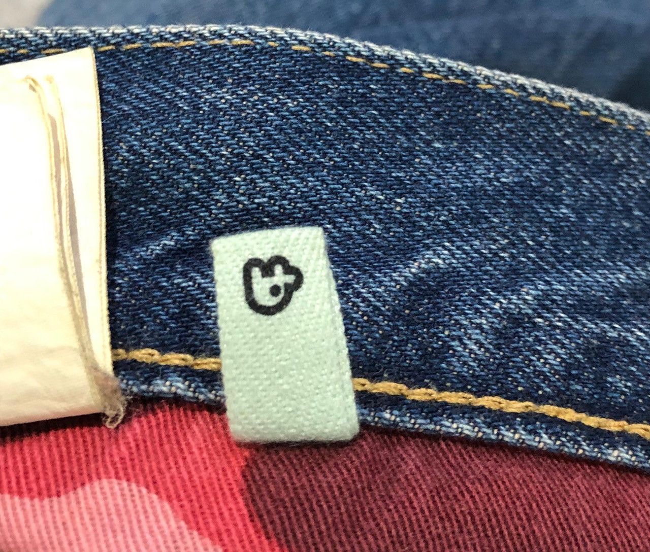 Bape × Nigo 💥Last Drop💥Baby Milo Sad Face Denim Size US 36 / EU 52 - 22 Thumbnail