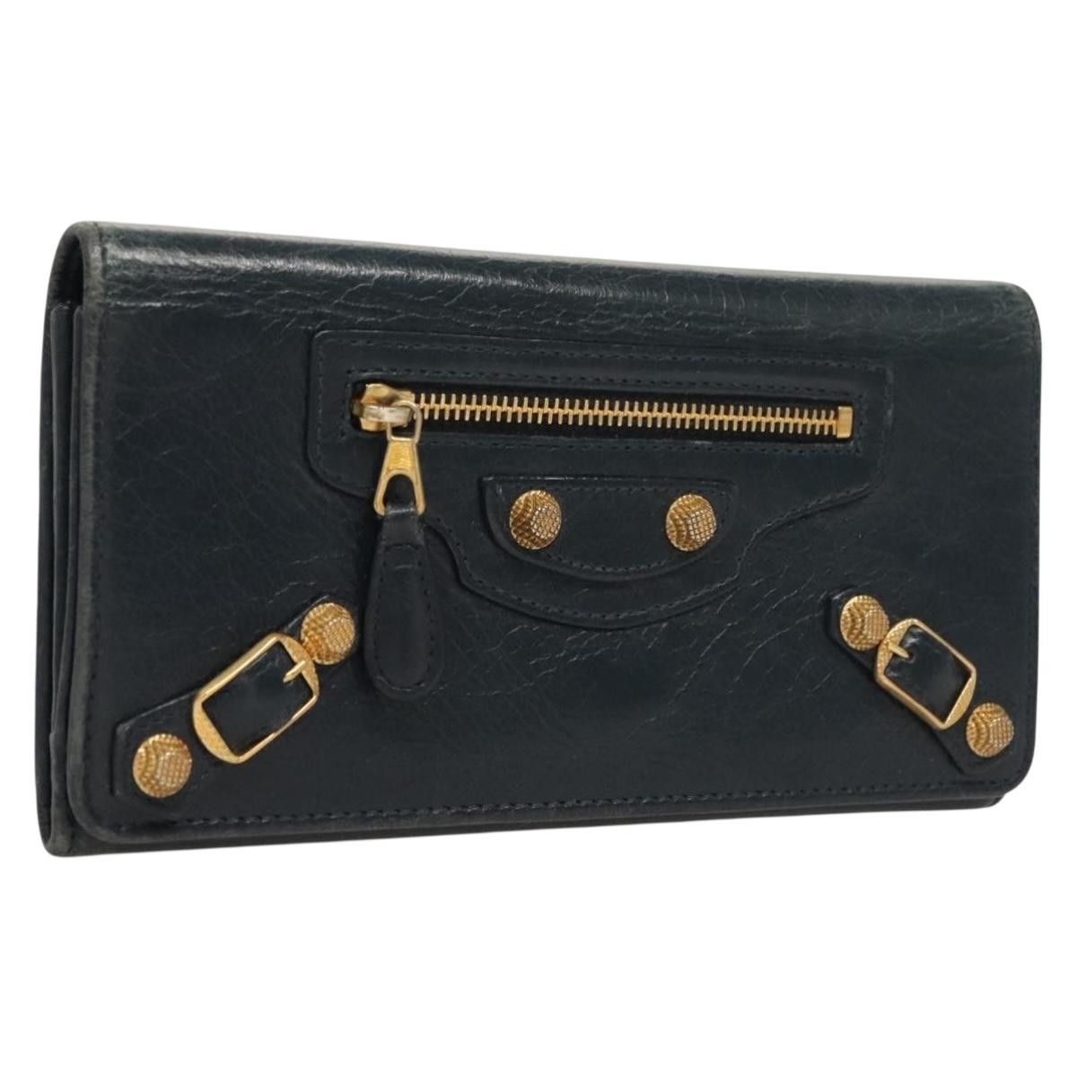 Balenciaga Balenciaga Giant Money Flap Wallet Leather Size ONE SIZE - 1 Thumbnail
