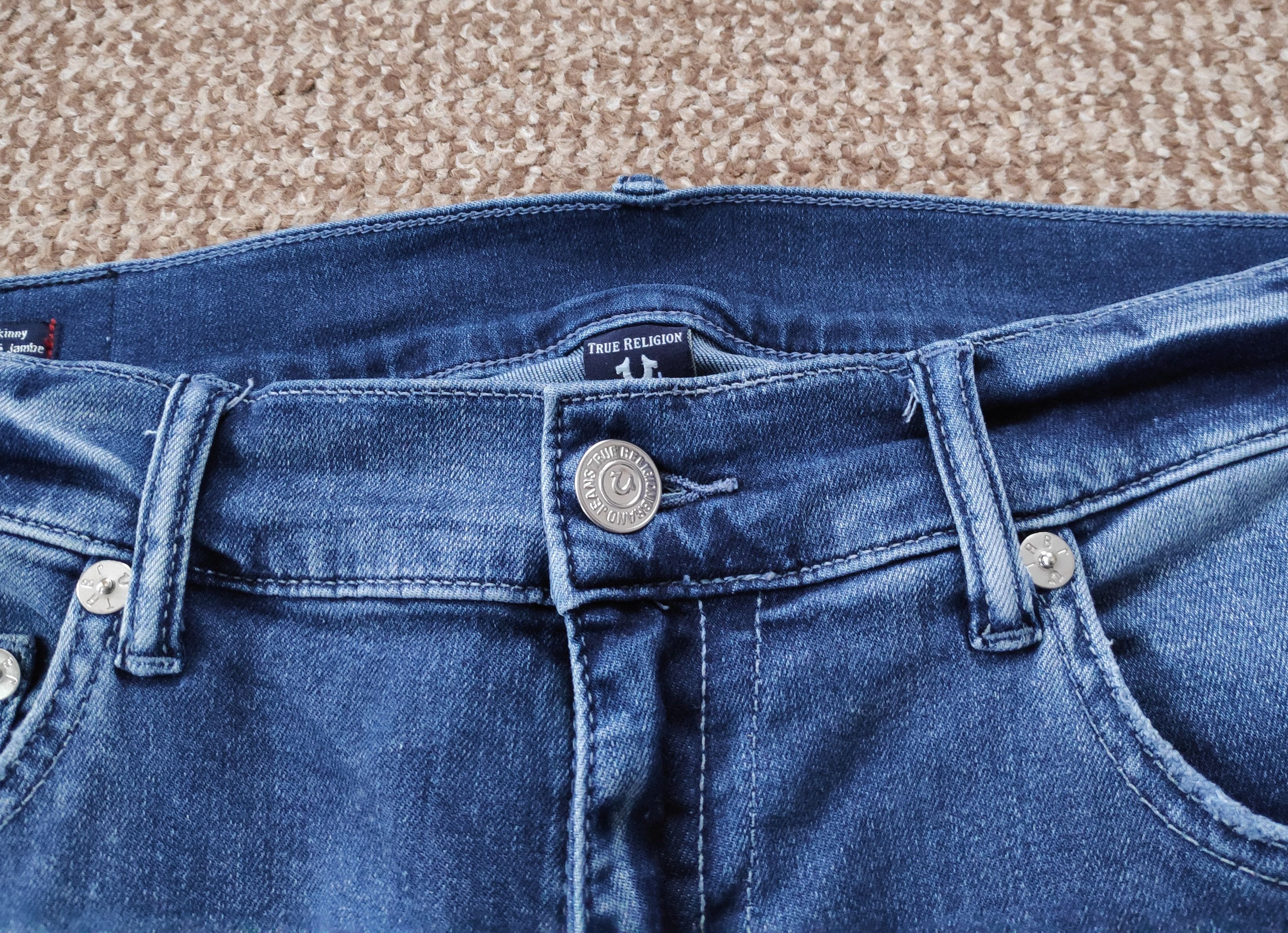 True Religion True Religion Rocco Skinny Denim Jeans sz W34 Size US 34 / EU 50 - 8 Thumbnail
