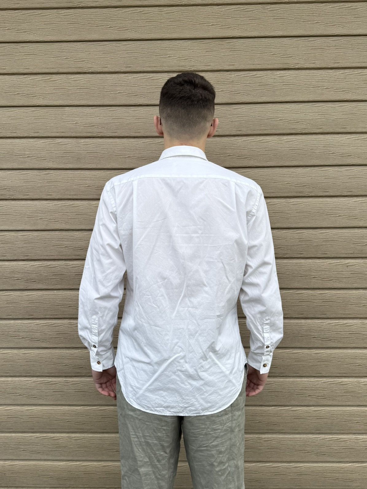 Vivienne Westwood Vivienne Westwood Shirt Logo Button Up Men 48 Long Sleeve Size US M / EU 48-50 / 2 - 4 Thumbnail