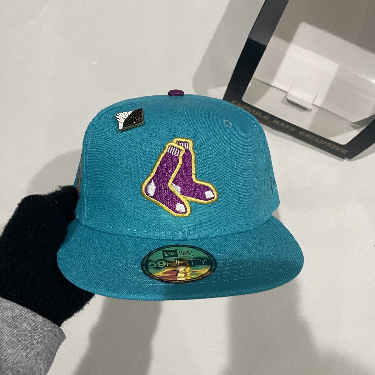 Capsule × New Era 7 1/2 Boston Red Sox CapsuleRoos Fitted Size ONE SIZE - 2 Thumbnail