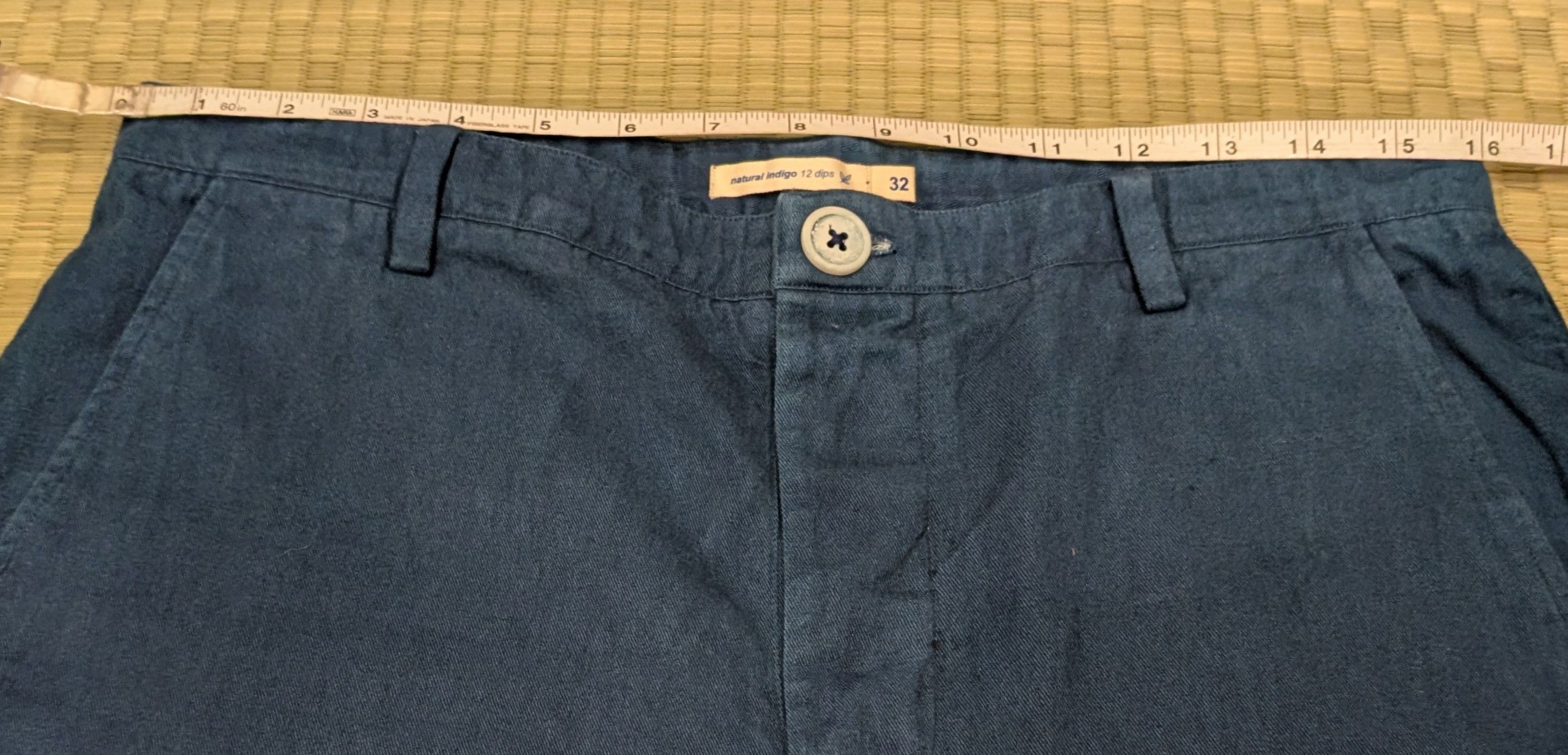 Industry of All Nations Industry of All Nations Cotton Twill Chinos 12 Dip Indigo Size US 32 / EU 48 - 5 Thumbnail