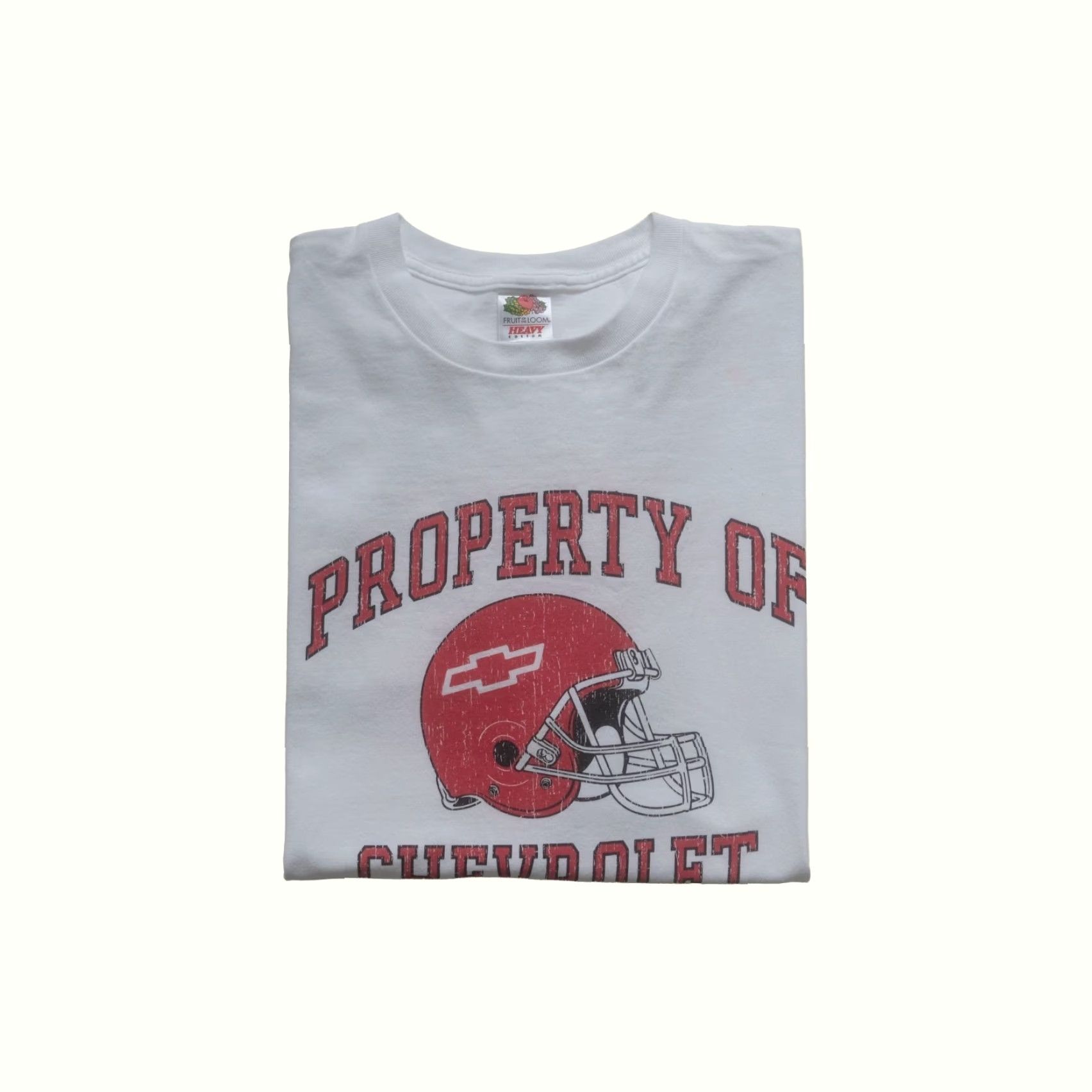 Fruit Of The Loom VINTAGE Fruit of the Loom CHEVROLET CHEVY TRUCK SPORTS FOOTBALL WHITE GRAPHIC T SHIRT XL Size US XL / EU 56 / 4 - 2 Thumbnail