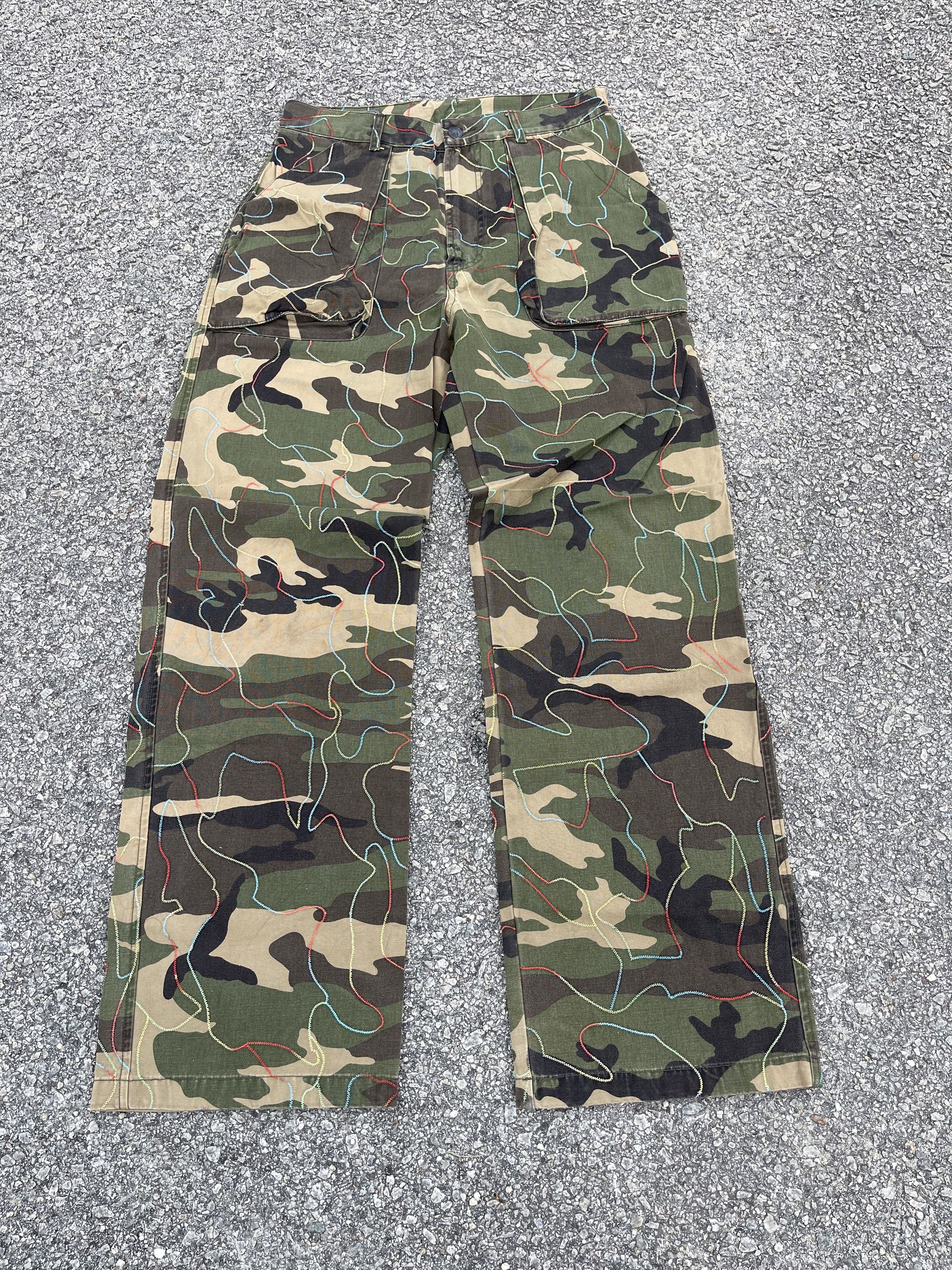 55DSL × Le Grande Bleu (L.G.B.) Army Camouflage Cargo Rainbow Embroidery Stitching Size US 30 / EU 46 - 1 Thumbnail