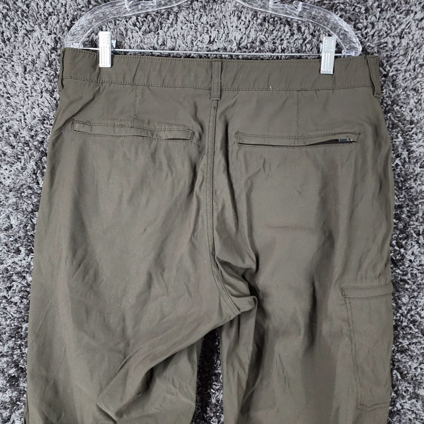Vintage VINTAGE UB Tech Mens Pants Nylon Straight Leg Outdoor 36x31 Green Chino 90s Mens Size US 36 / EU 52 - 7 Thumbnail
