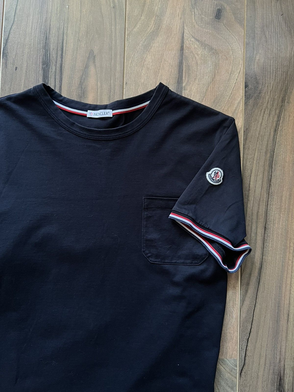 Moncler Moncler T Shirt Polo Short Sleeve Logo Size US M / EU 48-50 / 2 - 3 Thumbnail