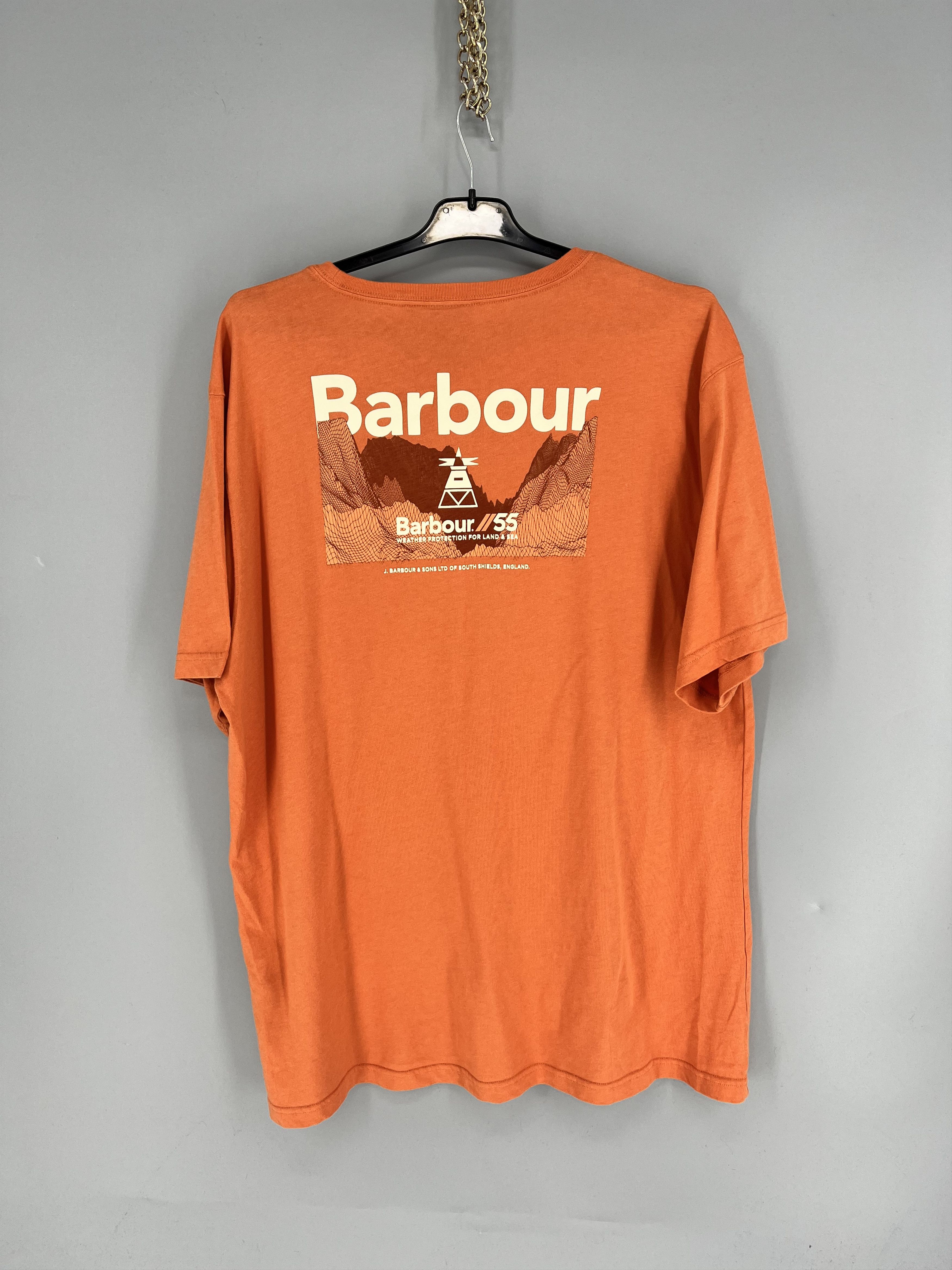 Barbour VINTAGE Mens Barbour International Big Logo T-Shirt Size 2xl Size US XXL / EU 58 / 5 - 1 Thumbnail