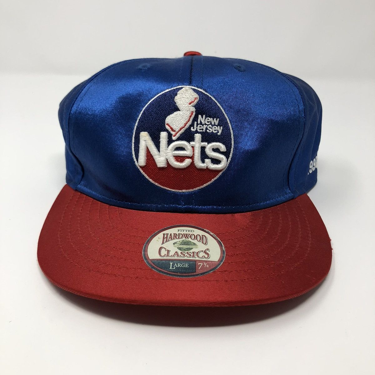NBA Hardwood Classics New Jersey Nets Fitted Hat 7 3/8 Size ONE SIZE - 2 Thumbnail