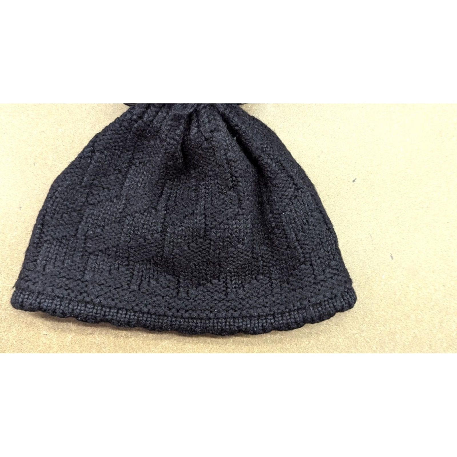 Vintage Eisbar Womens Beanie Hat Size M-L Wool Blend Lined Pom Pom Thermal Size ONE SIZE - 3 Thumbnail