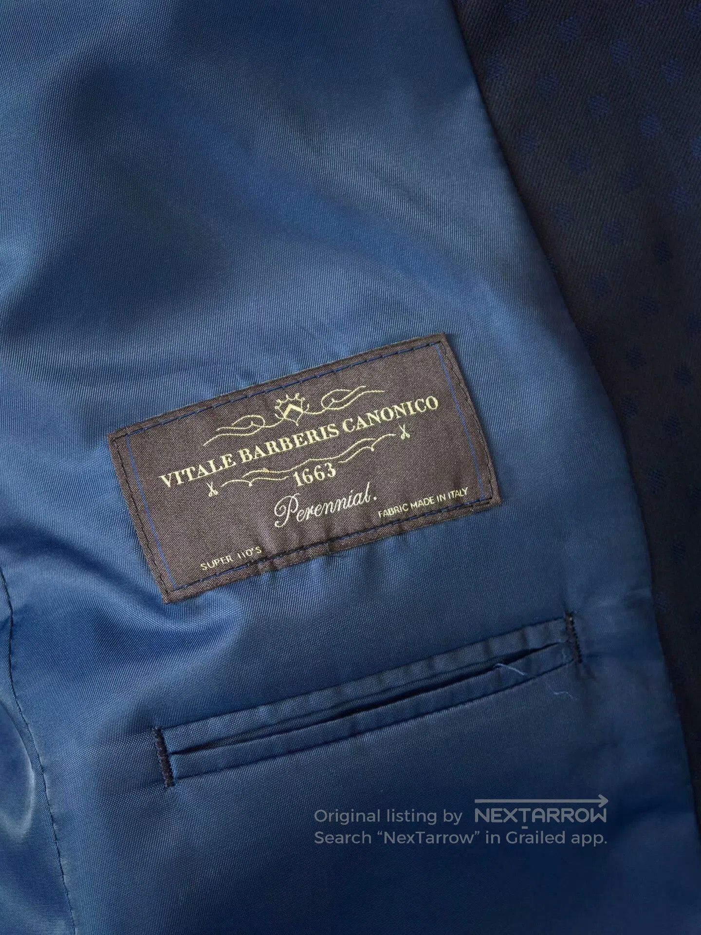 Japanese Brand Italian Wool Custom Suit VBC110. Size US M / EU 48-50 / 2 - 7 Thumbnail