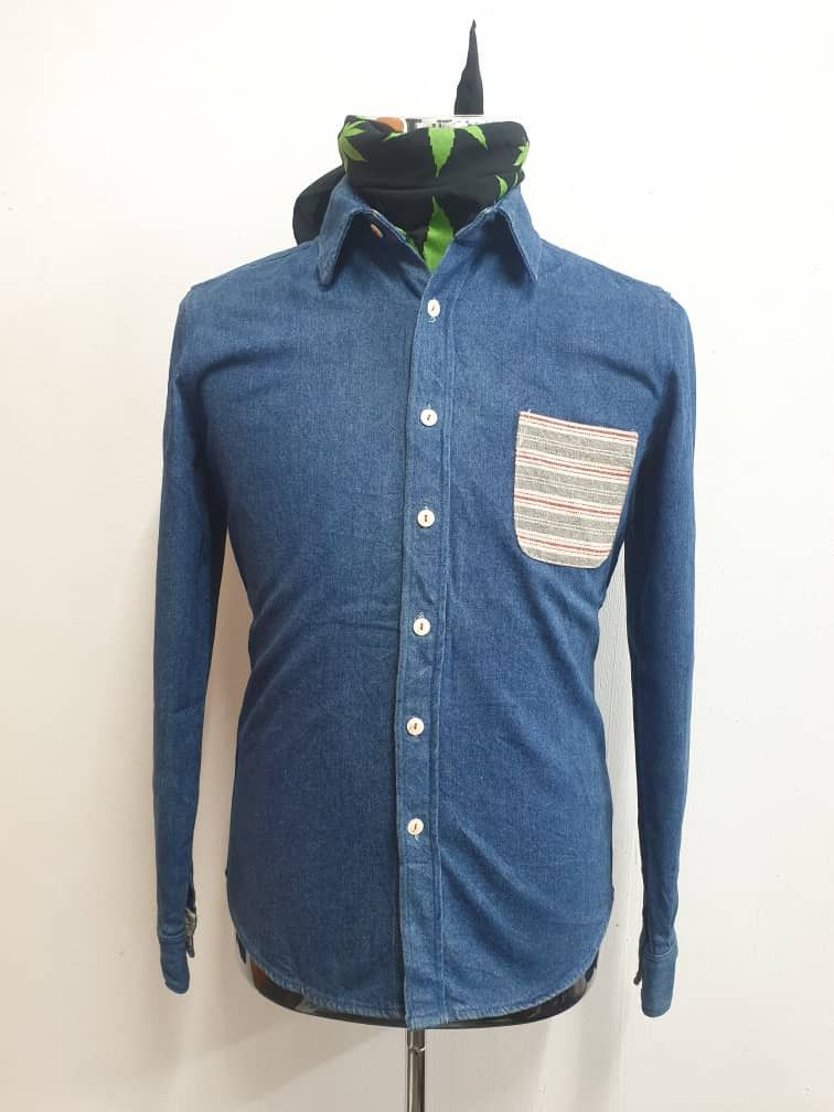 Ciaopanic Ciao panic Japan brand blue chambray Size US L / EU 52-54 / 3 - 7 Thumbnail