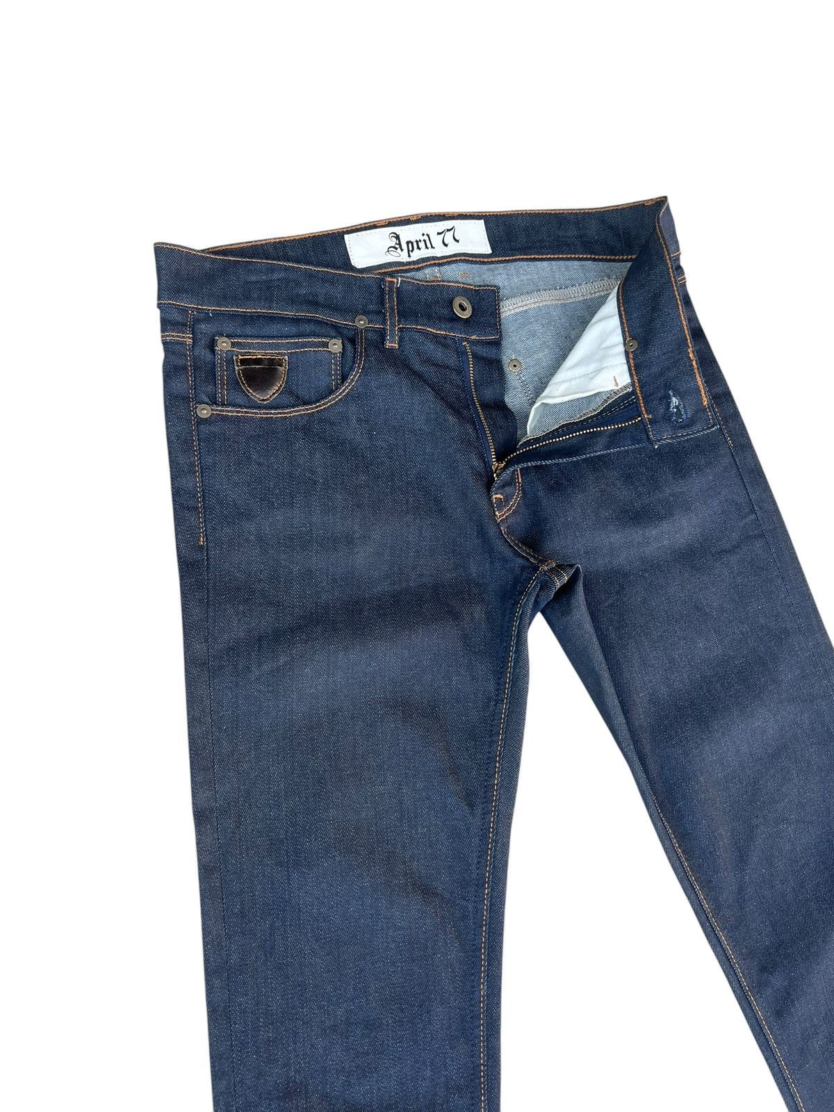 April 77 2001 April 77 Joey Overdrive Stretch Denim Waxed Jeans Size US 29 - 9 Thumbnail