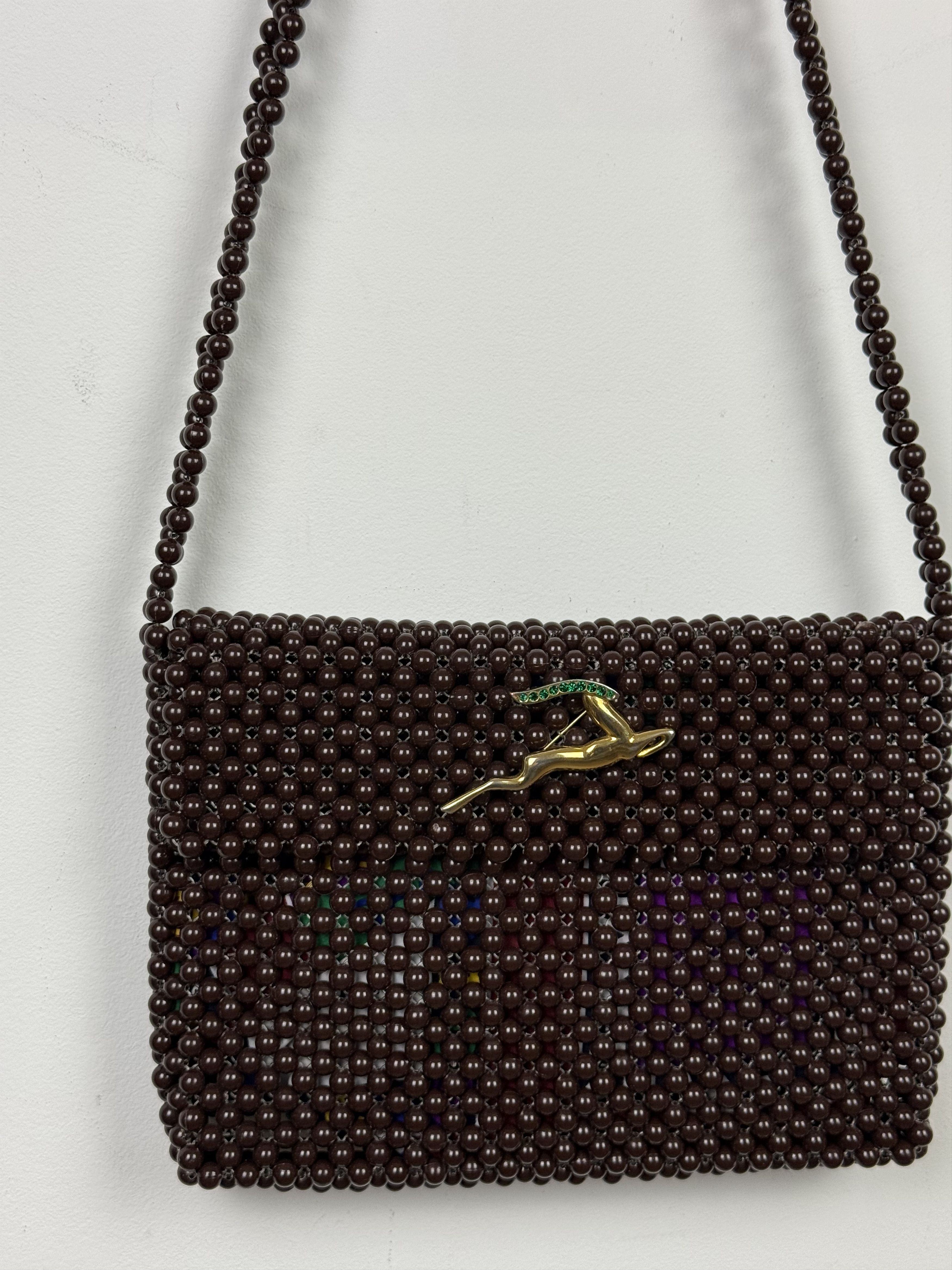 Vintage Vintage 90s Handmade Beaded Handbag Size ONE SIZE - 2 Thumbnail