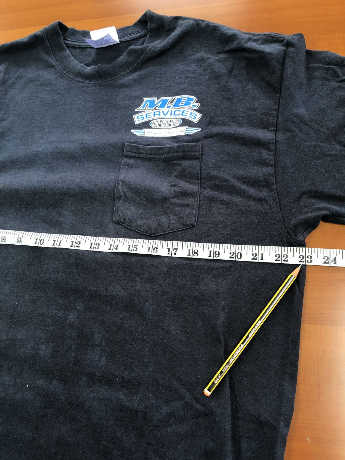 Vintage Port & Company MB Services T-Shirt Size US L / EU 52-54 / 3 - 15 Thumbnail