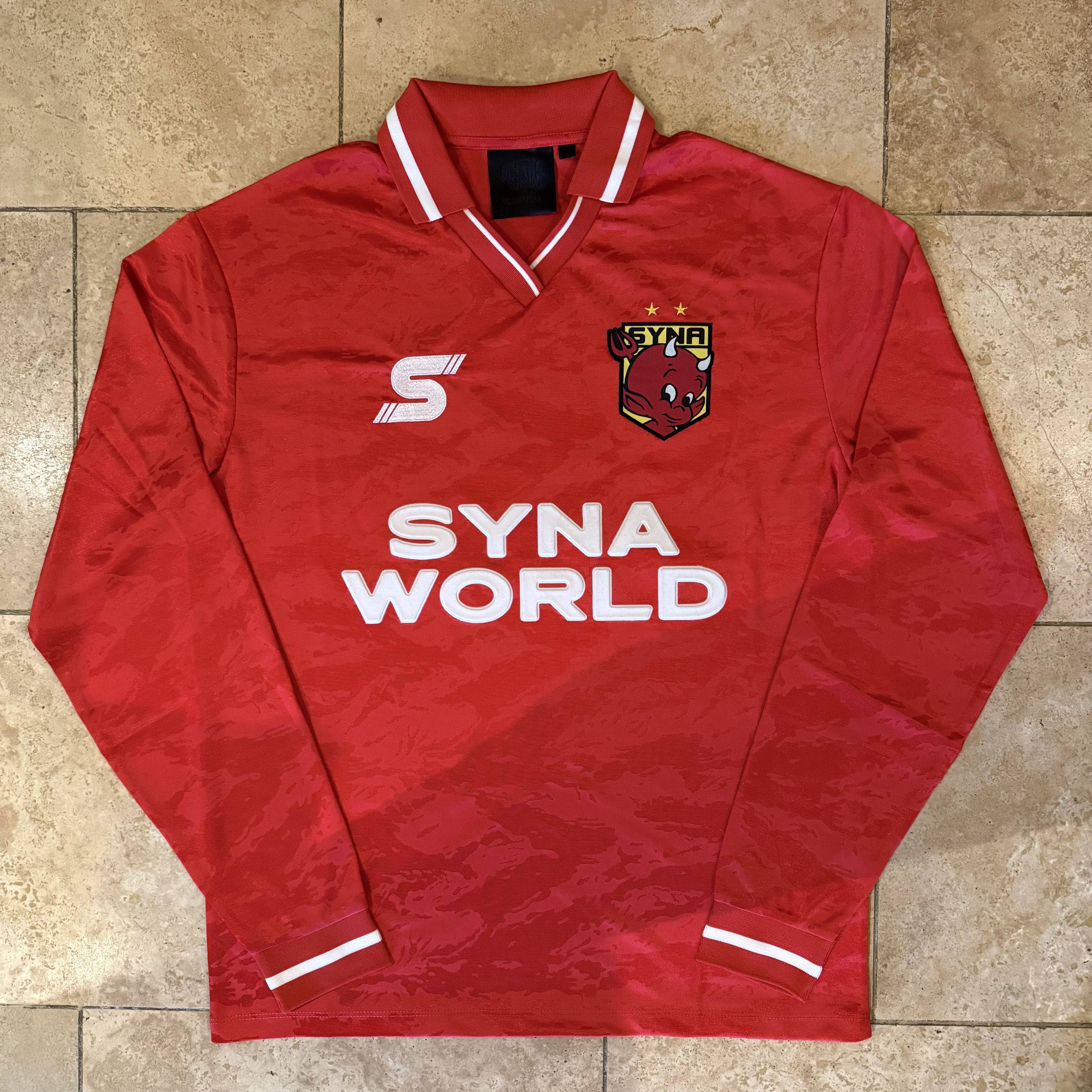 Syna World Syna Central Cee Red Footy Jersey Size Small Limited Edition Size US S / EU 44-46 / 1 - 1 Thumbnail