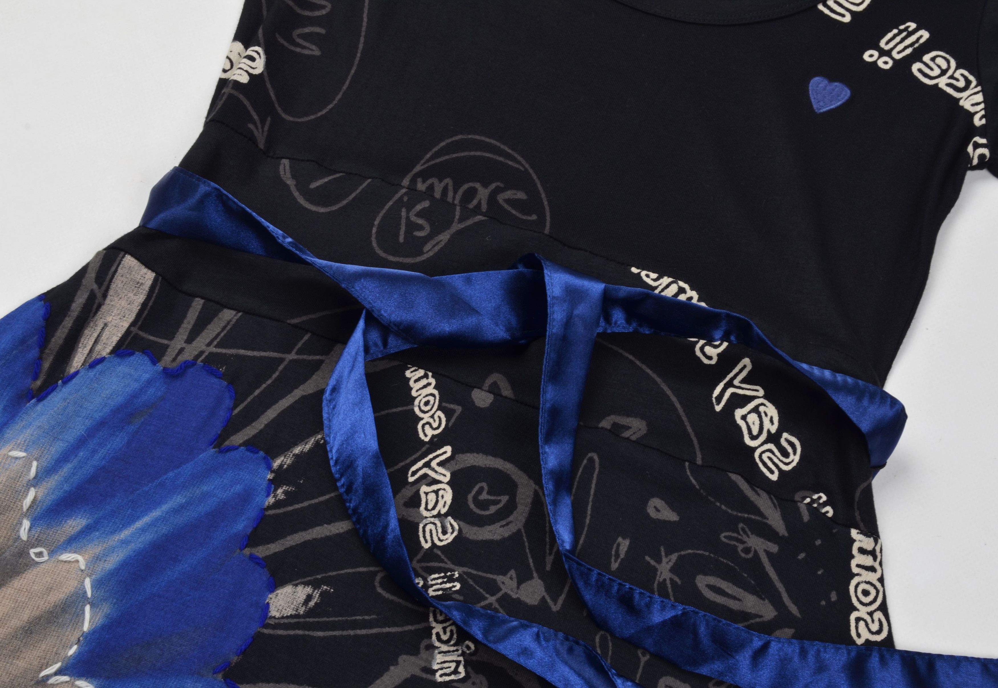 Designer × Desigual × Vintage Desigual Y2K Boho Short Sleeve Beaded Belted Dress Size L / US 10 / IT 46 - 6 Thumbnail