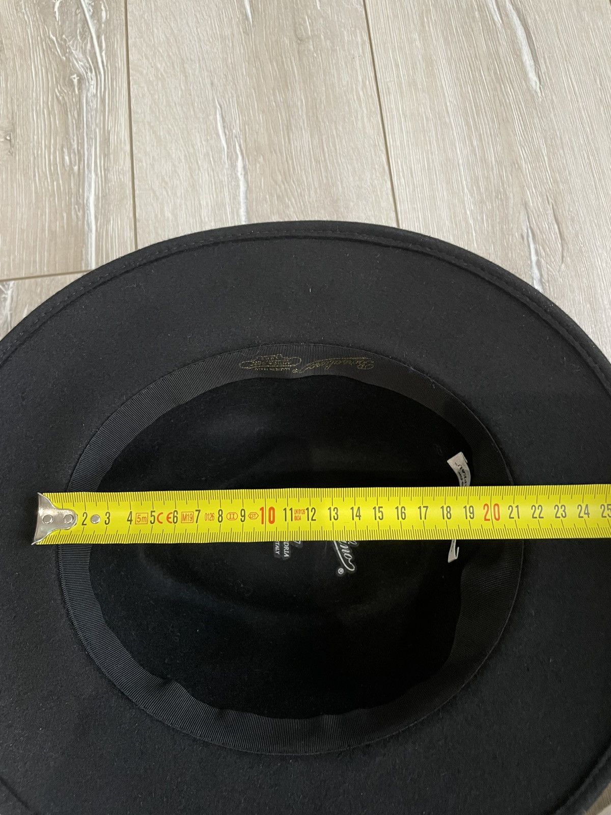 Borsalino Borsalino Alessandria 1857 Black Hat Size US8 UK 7 7/8 Size ONE SIZE - 14 Thumbnail
