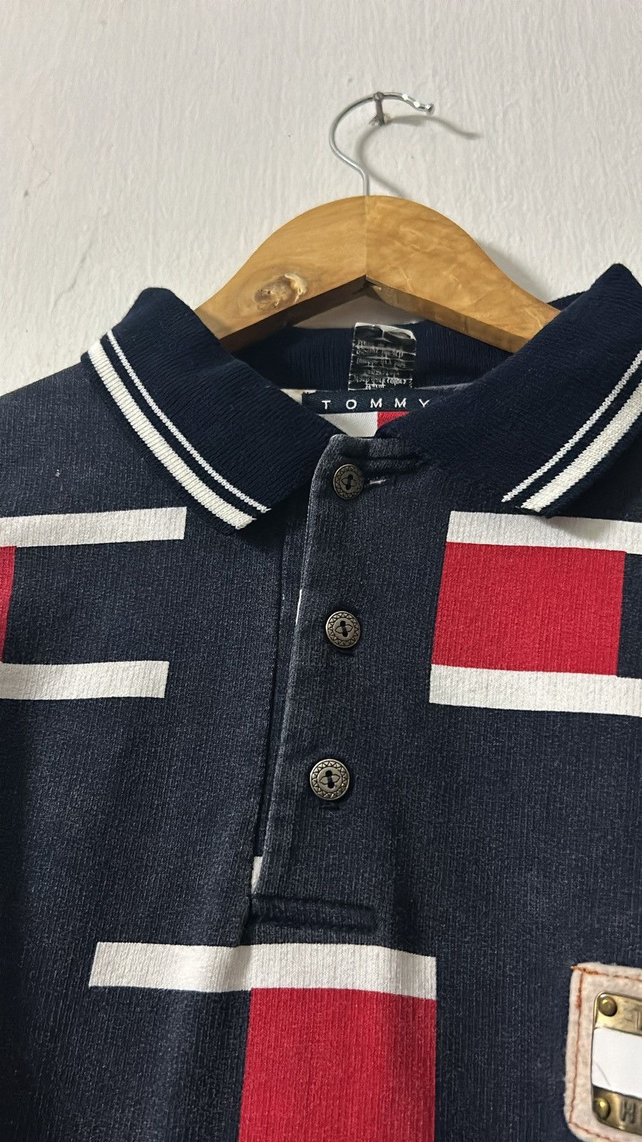 Tommy Hilfiger × Vintage Tommy Hilfiger Polo Collar Sweatshirt Size US L / EU 52-54 / 3 - 7 Thumbnail