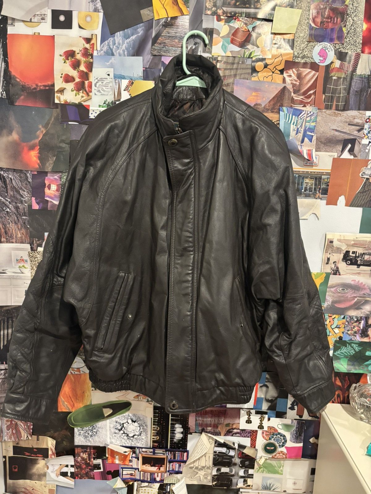 Members Only Vintage 80s Members Only Black Leather Jacket Size L Size US L / EU 52-54 / 3 - 2 Thumbnail