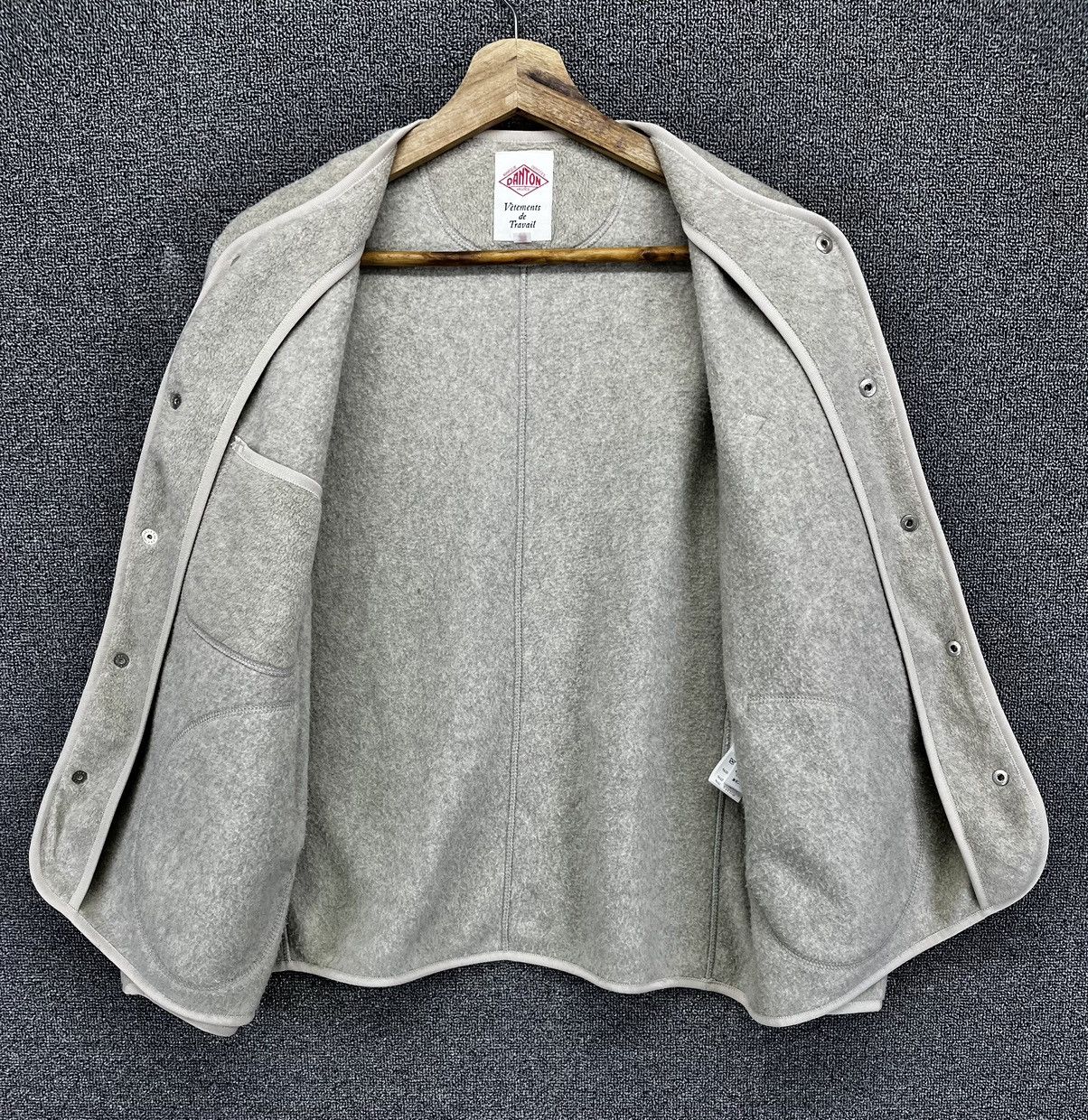 Danton Vintage Danton Ventement Fleece Button Up Rare Jacket Size XS / US 0-2 / IT 36-38 - 6 Thumbnail