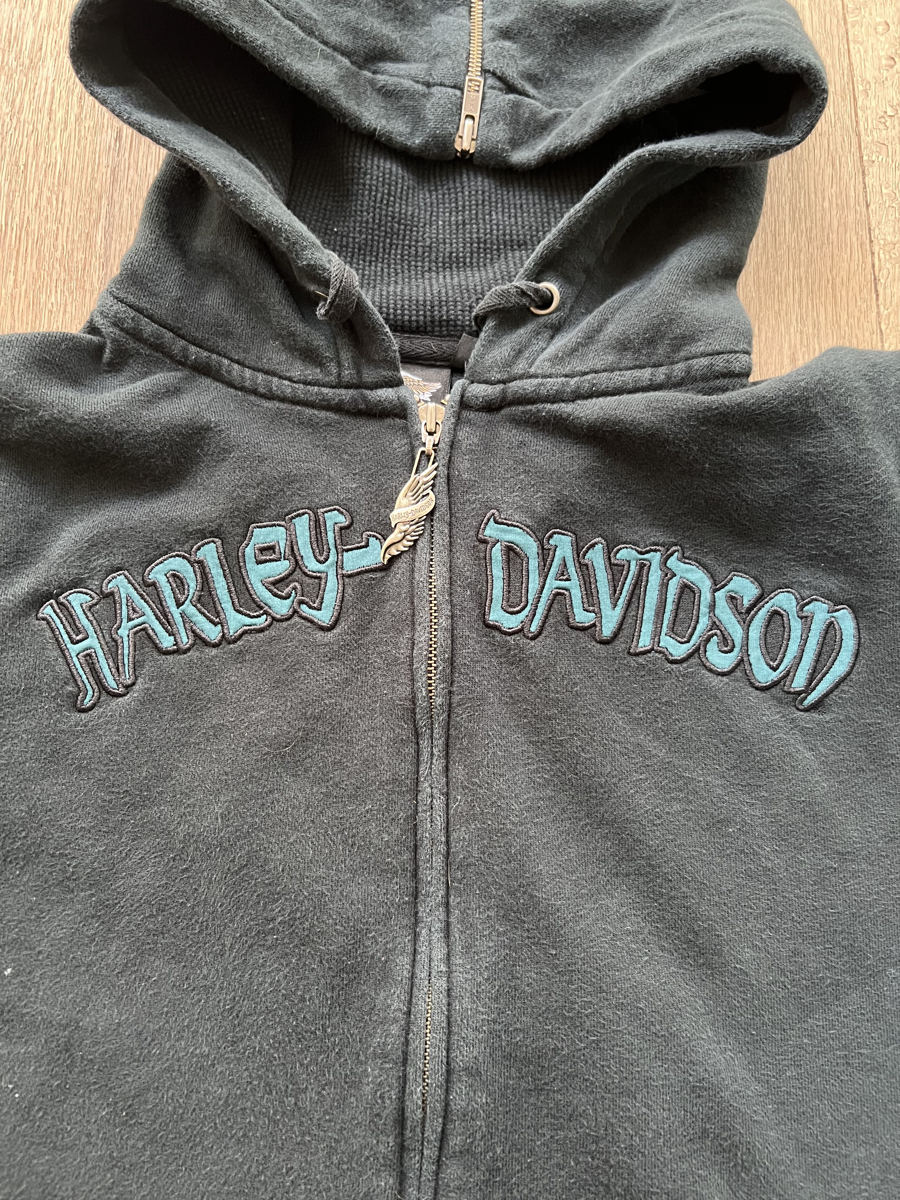 Harley Davidson Harley Davidson Y2K Pendent Zip-Up Hoodie Sz XL Size XL / US 12-14 / IT 48-50 - 4 Thumbnail