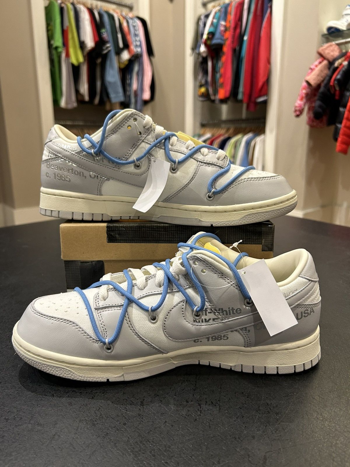 Nike Nike Dunk Low ‘Off-White Lot 5’ Size US 9.5 / EU 42-43 - 2 Thumbnail