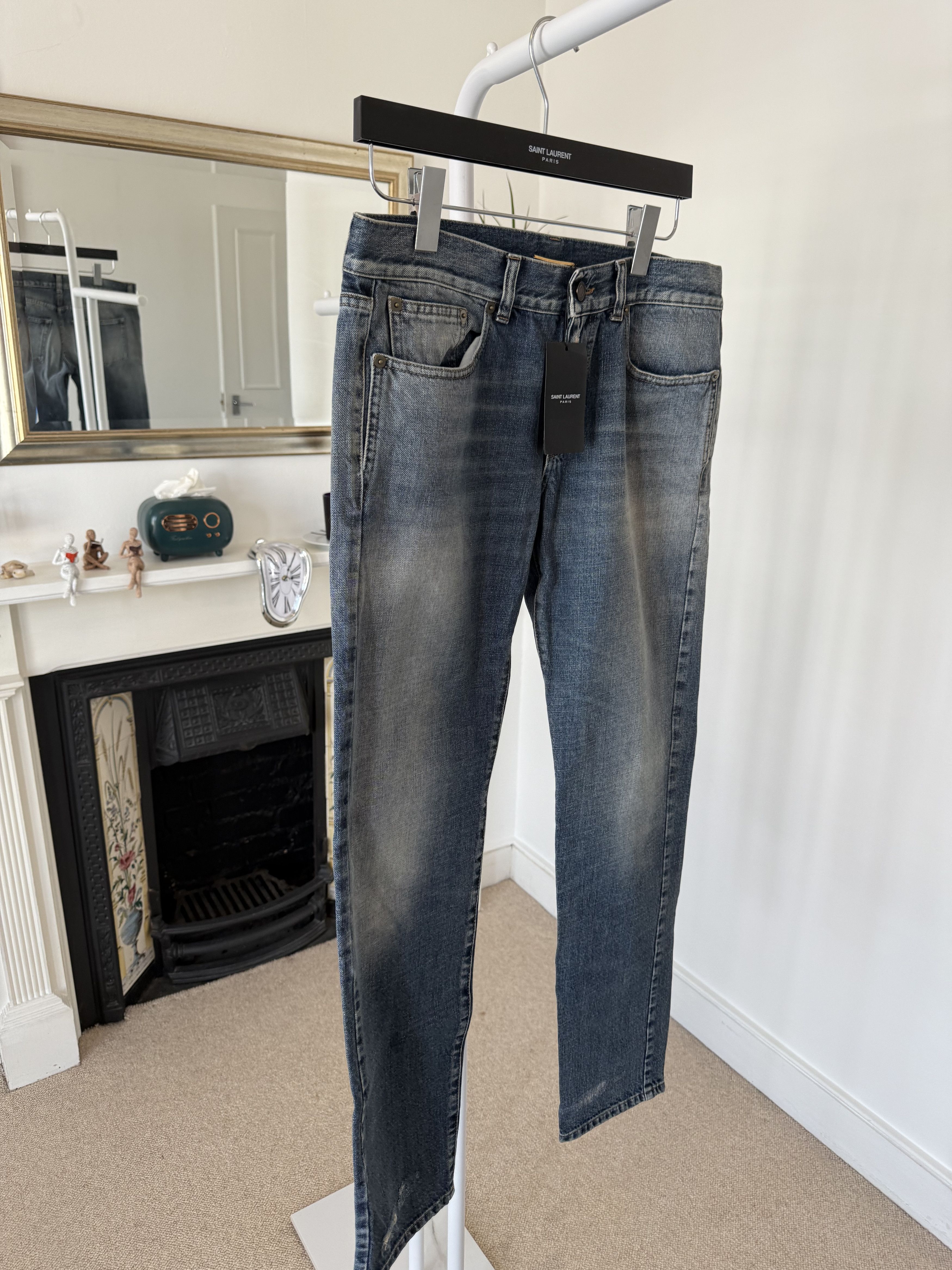 Saint Laurent Paris FW17 Saint Laurent D23 Destroyed Denim Size 30" / US 8 / IT 44 - 3 Thumbnail