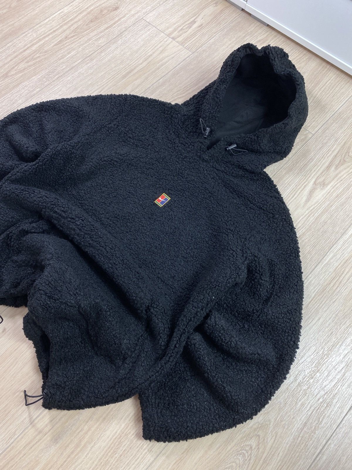 Nike × Vintage Vintage Nike Court Hoodie Center Logo Fleece Hoodie Y2K Boxy Size US M / EU 48-50 / 2 - 2 Thumbnail