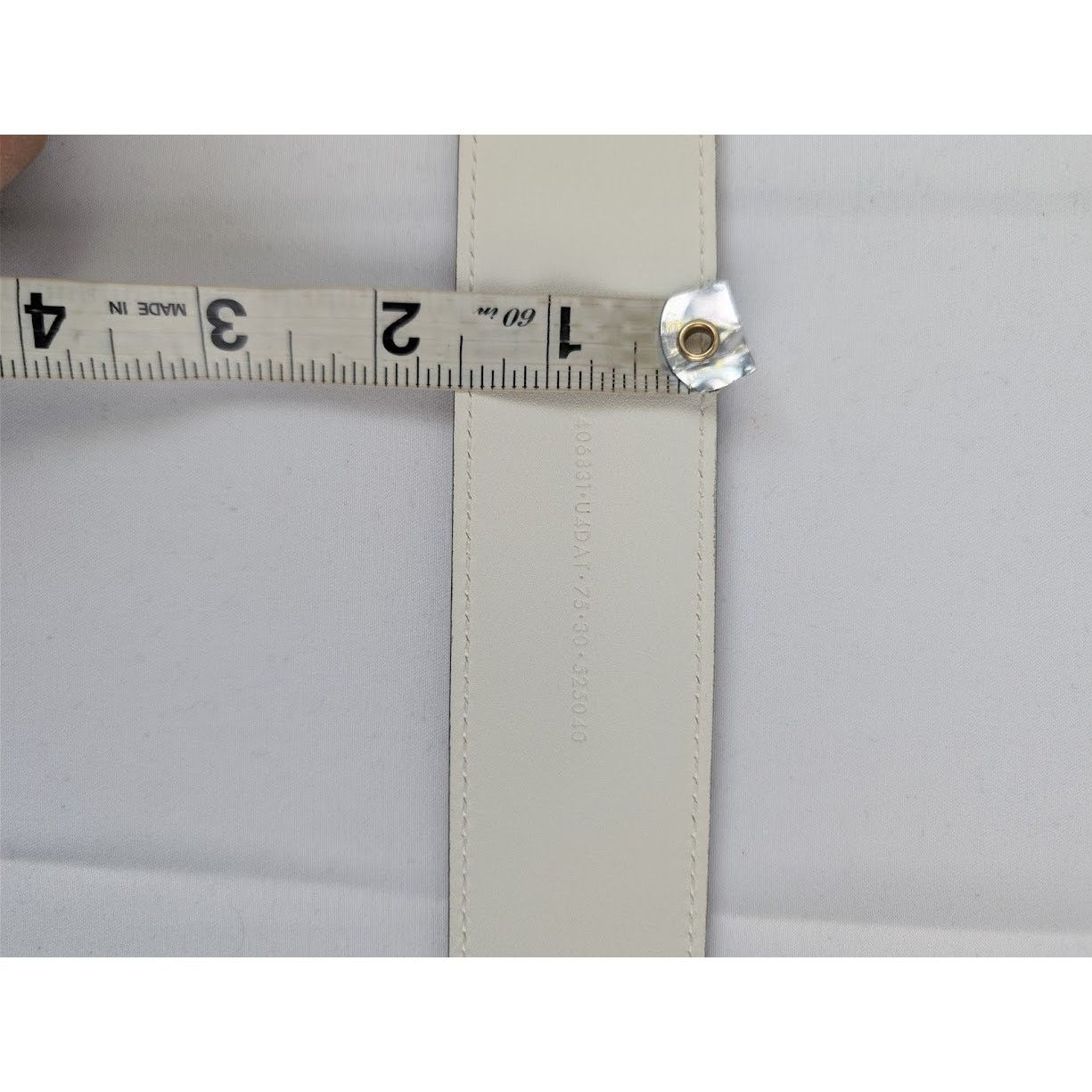 Adidas × Gucci o1rshd1 Size: 75 / M Belt W.40 GG Mar in Cream Size 30 - 14 Thumbnail