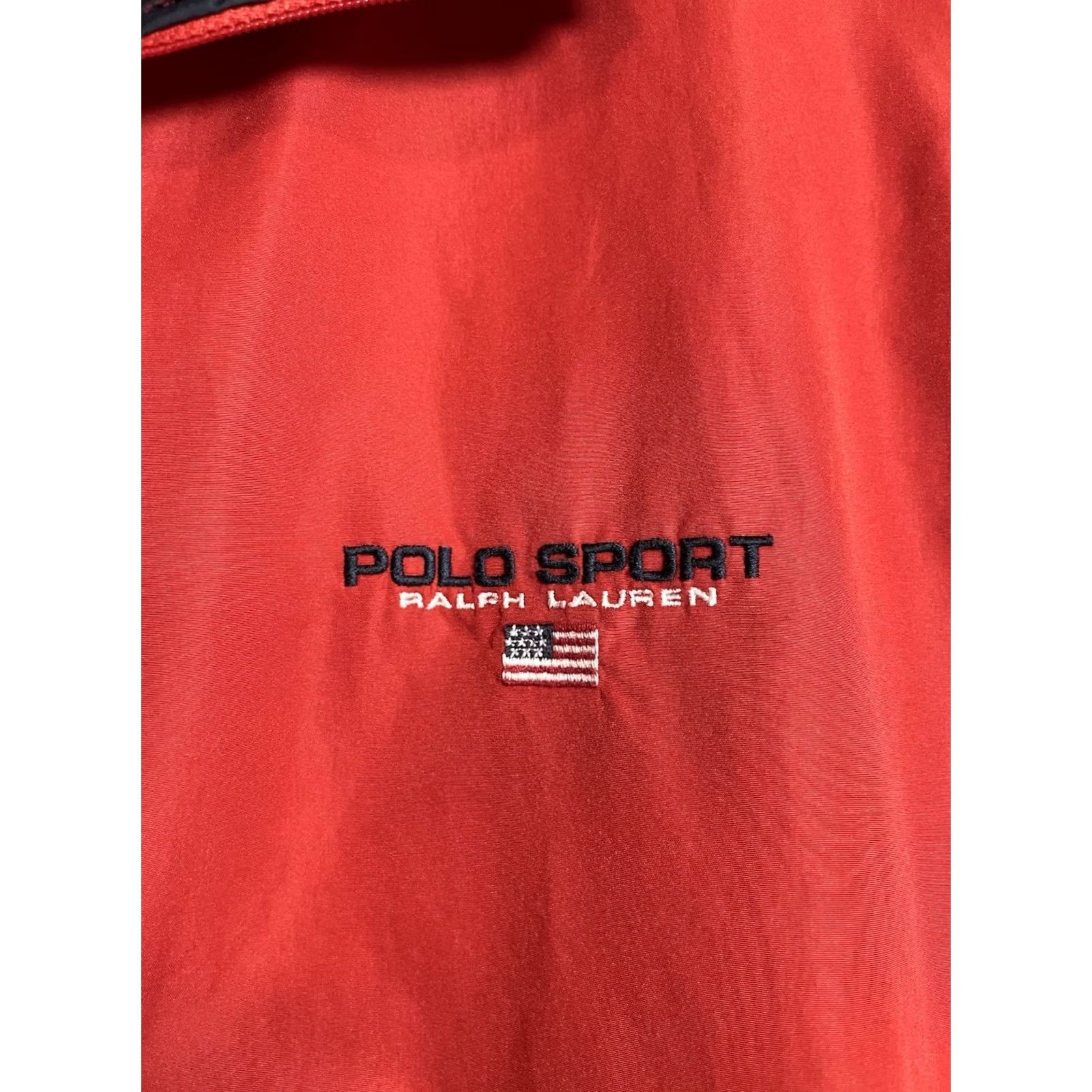 Vintage VINTAGE Polo Sport Jacket Mens L Red 90s Convertible Windbreaker Vest E558 Size US L / EU 52-54 / 3 - 2 Thumbnail