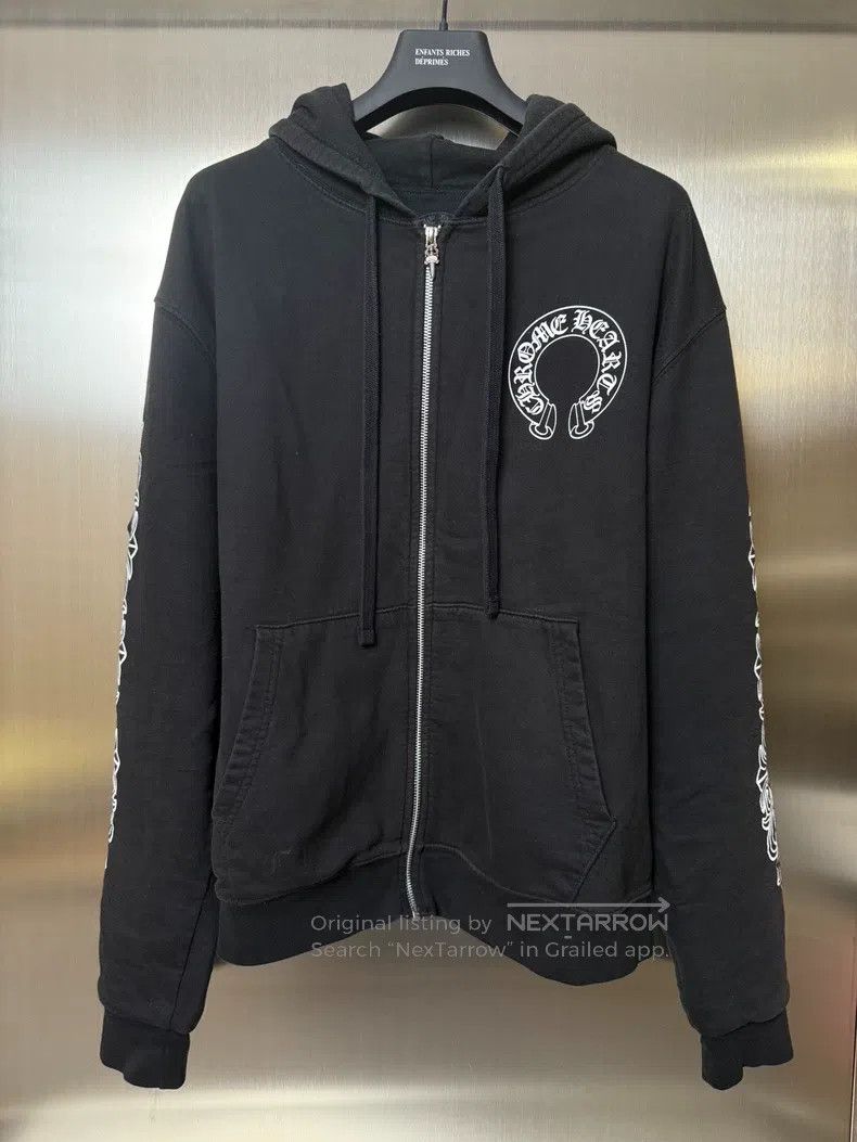 Chrome Hearts CHROME HEARTS Size M Waffle vine horseshoe zipper sweater Size US M / EU 48-50 / 2 - 2 Thumbnail