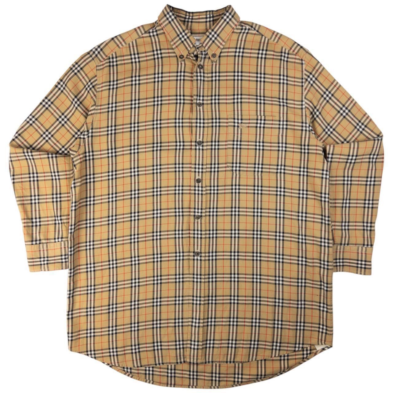 Burberry Vintage Burberry Nova Check Long Sleeve Button Shirt Size L Size US L / EU 52-54 / 3 - 1 Thumbnail