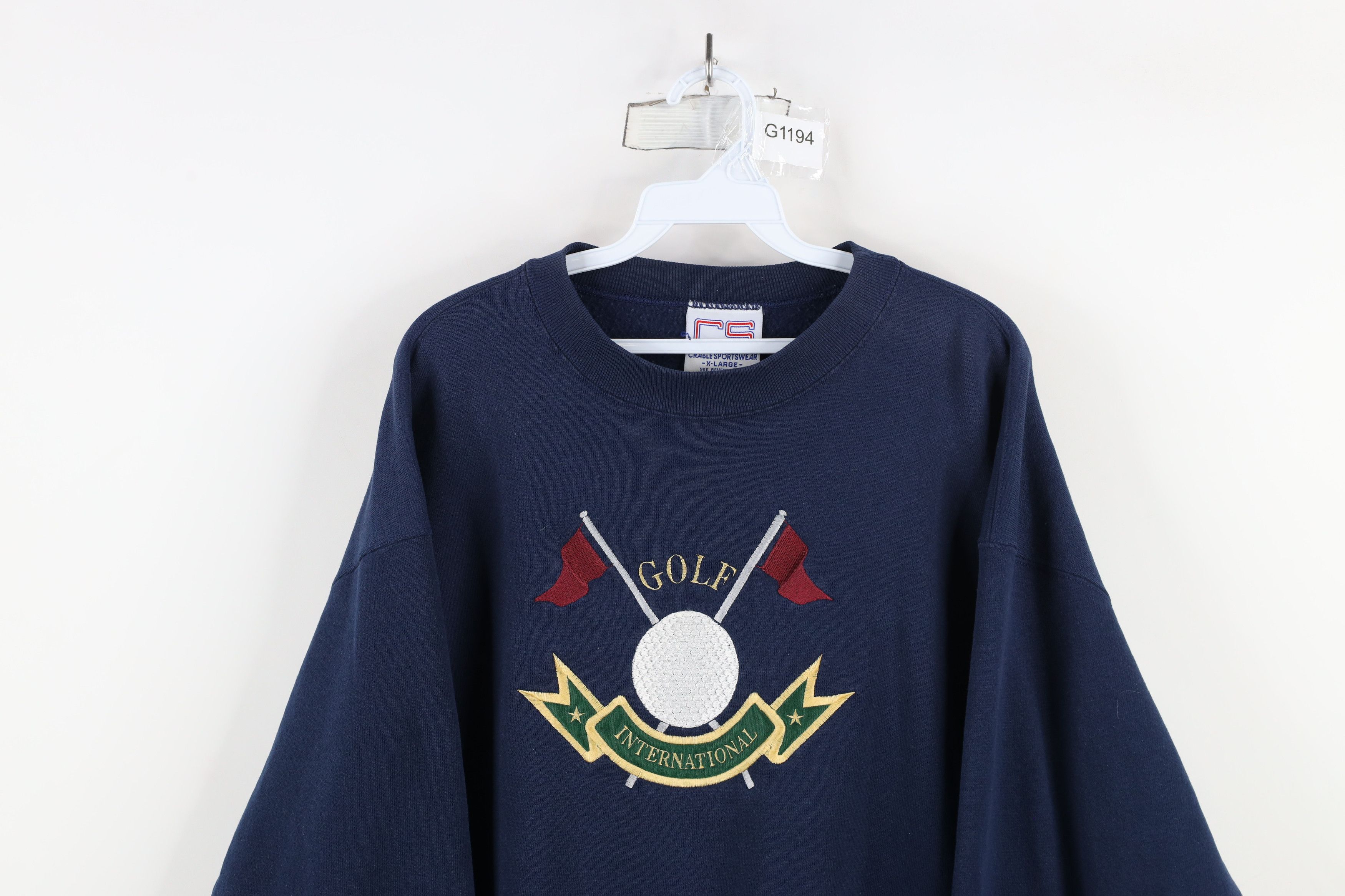 Vintage Vintage 90s Streetwear Golf International Sweatshirt USA Size US XL / EU 56 / 4 - 2 Thumbnail