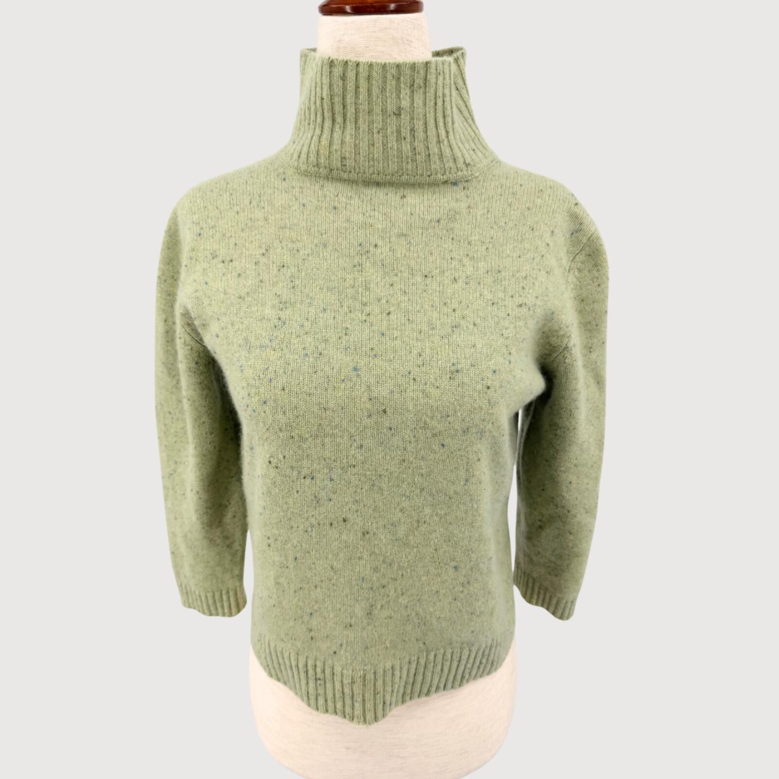 Other Forte Cashmere Mock Neck Sweater Sage Marled S Size S / US 4 / IT 40 - 1 Thumbnail