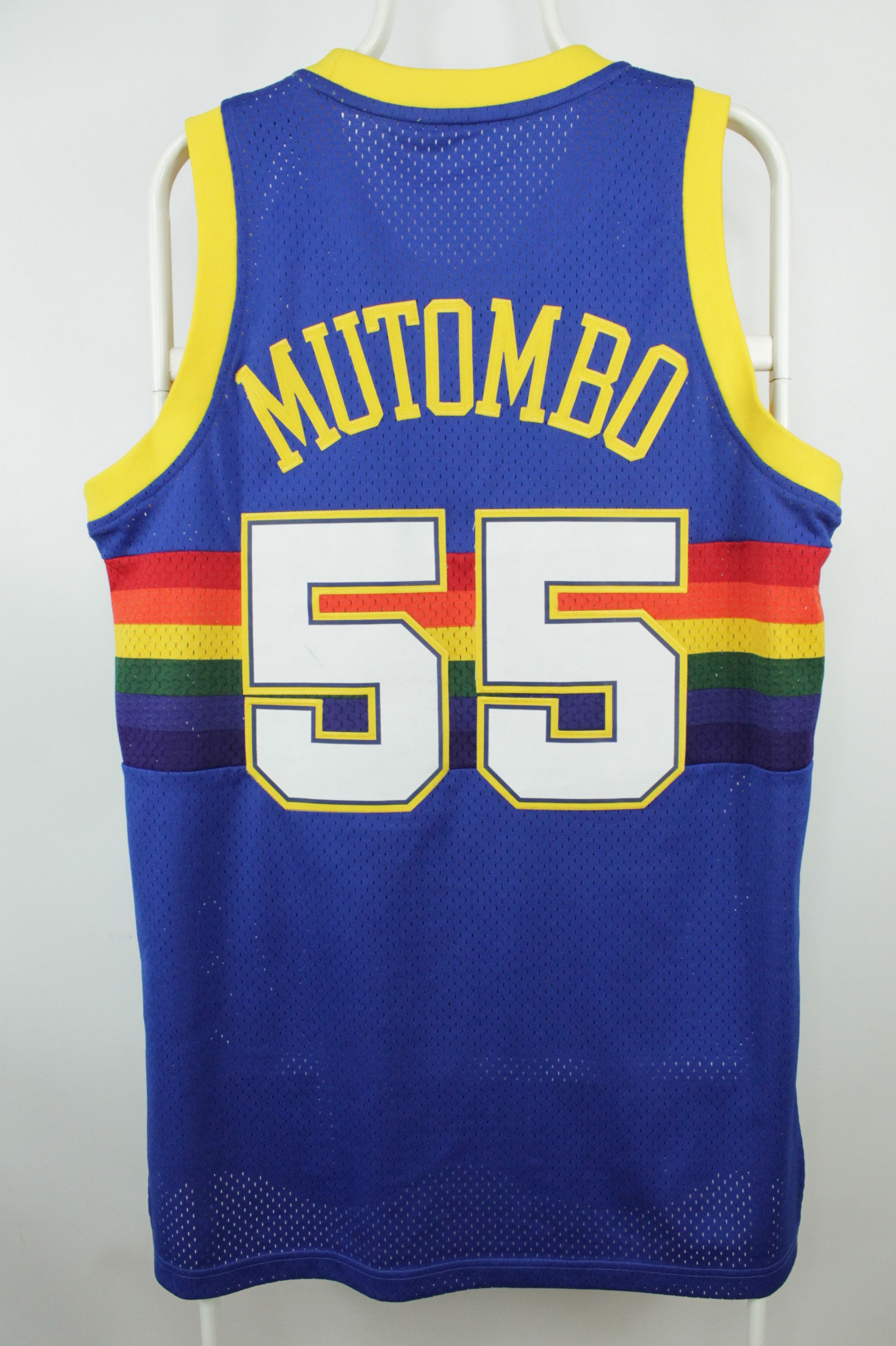 Adidas Adidas Denver Nuggets Dikembe Mutombo #55 Hardwood Jersey Size US M / EU 48-50 / 2 - 6 Thumbnail