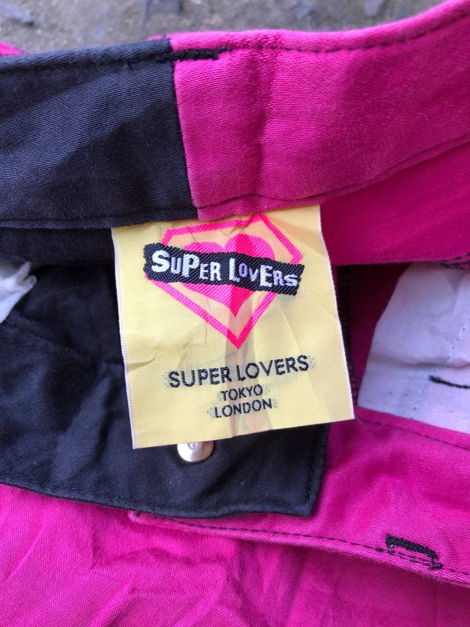 Japanese Brand Super lovers rock Balck pink Pants Size 27" / US 4 / IT 40 - 4 Thumbnail